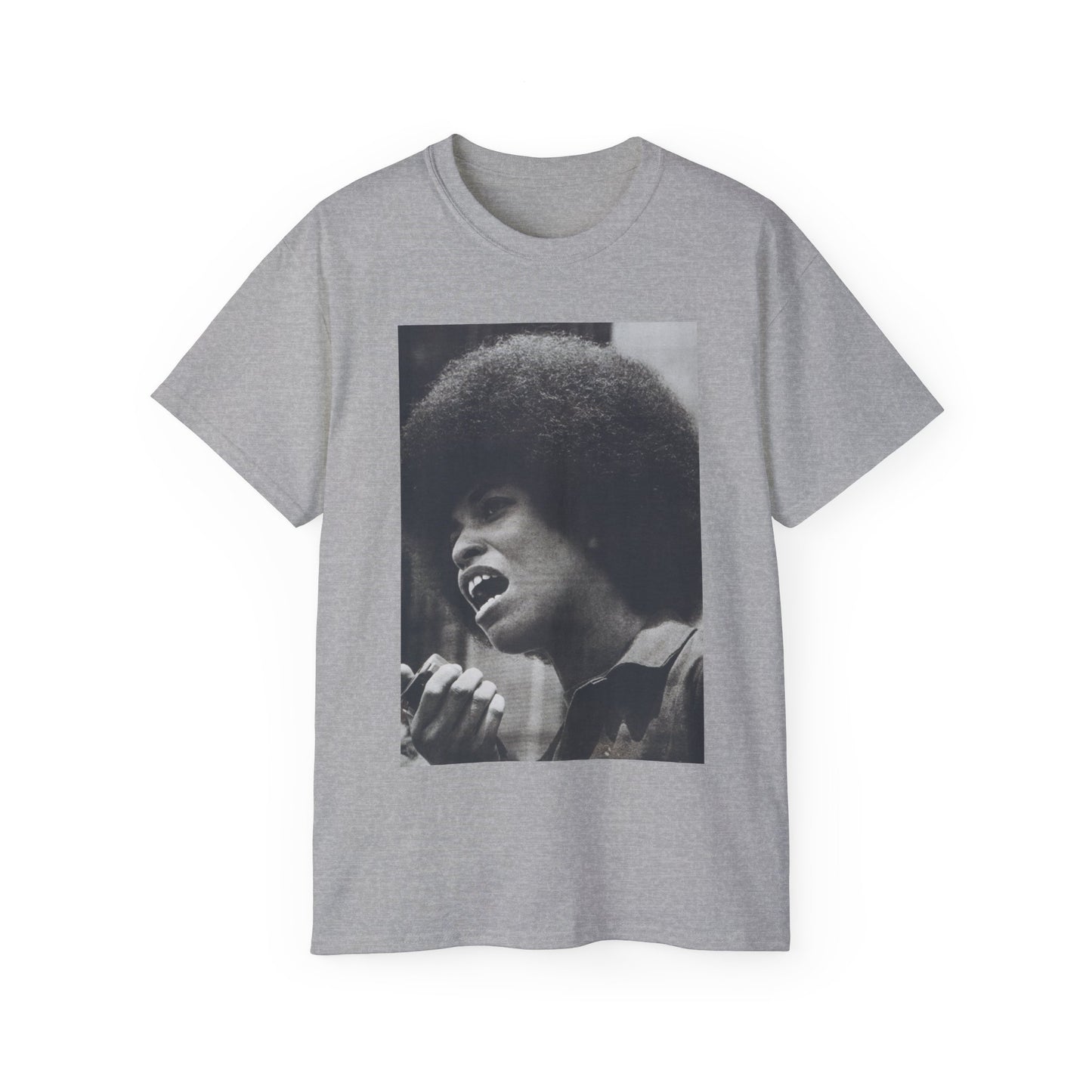 Camiseta unisex de algodón ultra fino de Angela Davis Black Panthers Party EU