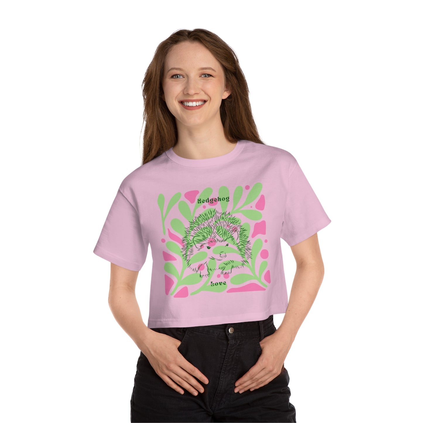 Hedgehog Love Champion Women's Heritage Cropped T-Shirt