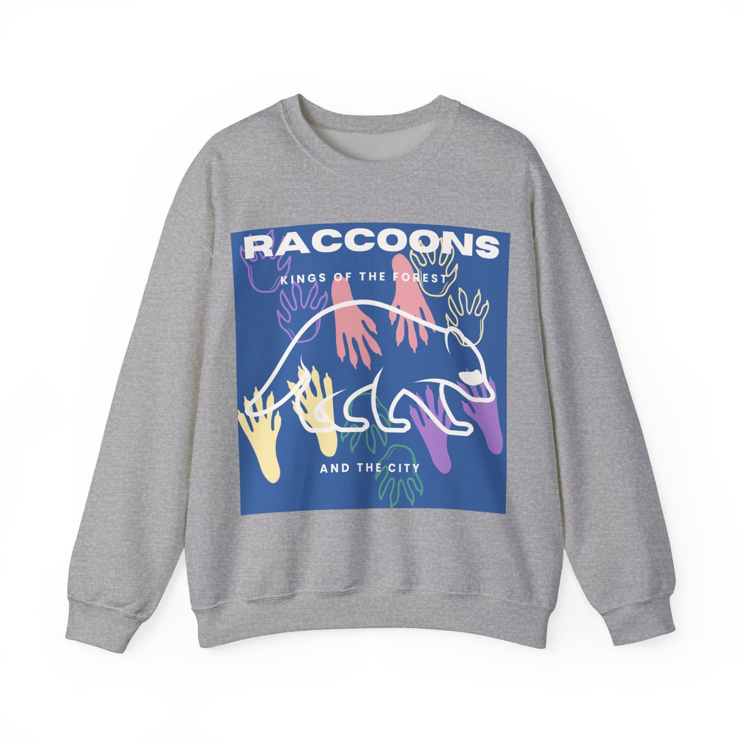 Kings of City Forest Raccoons Unisex Heavy Blend™ Crewneck Sweatshirt EU