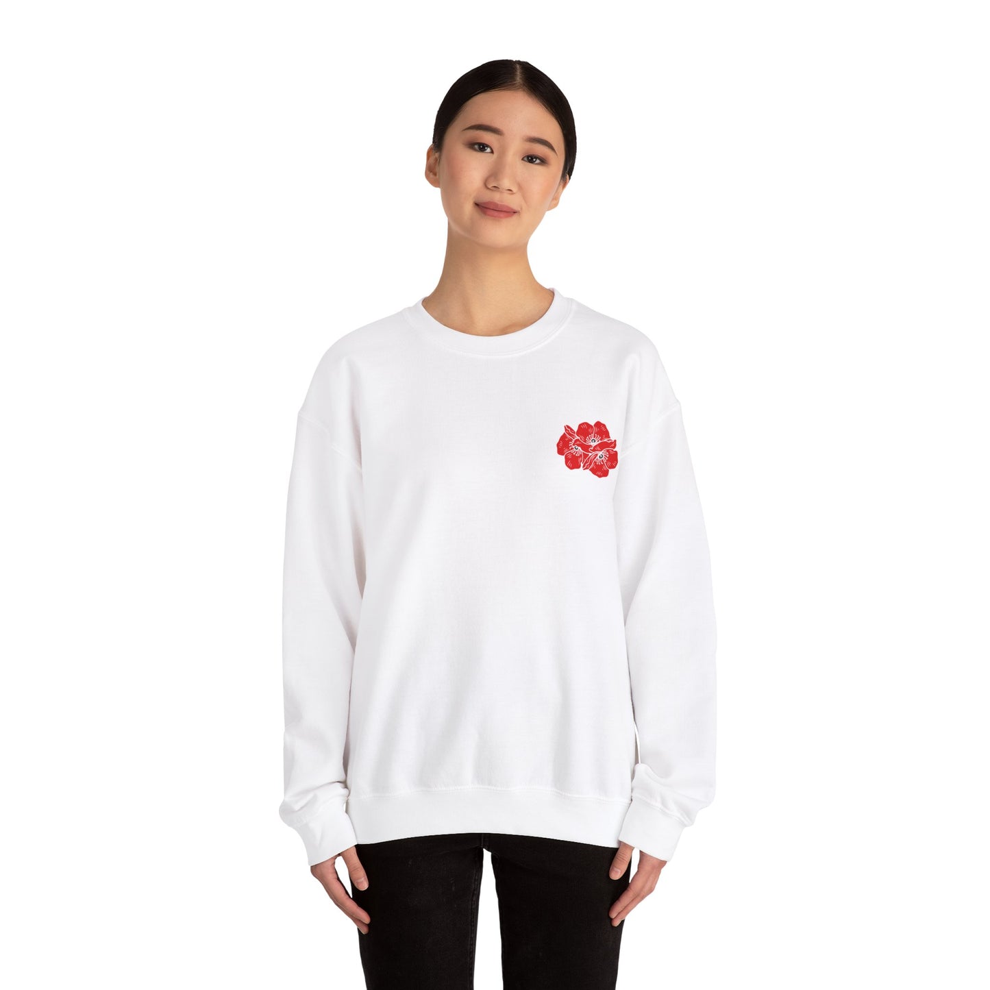 Poppies Unisex Heavy Blend™ Crewneck Sweatshirt EU