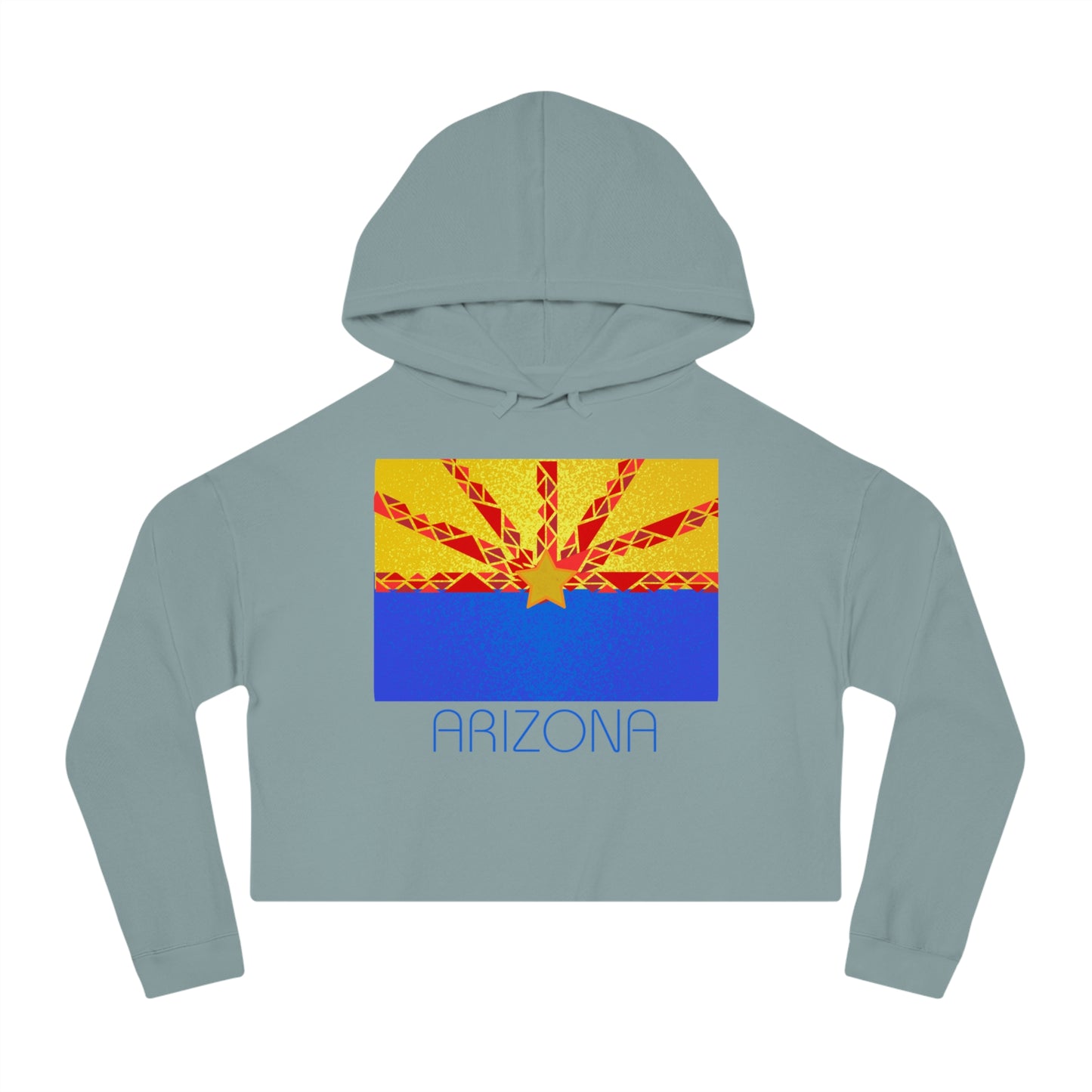 Modern Arizona Women’s Cropped Hooded Sweatshirt