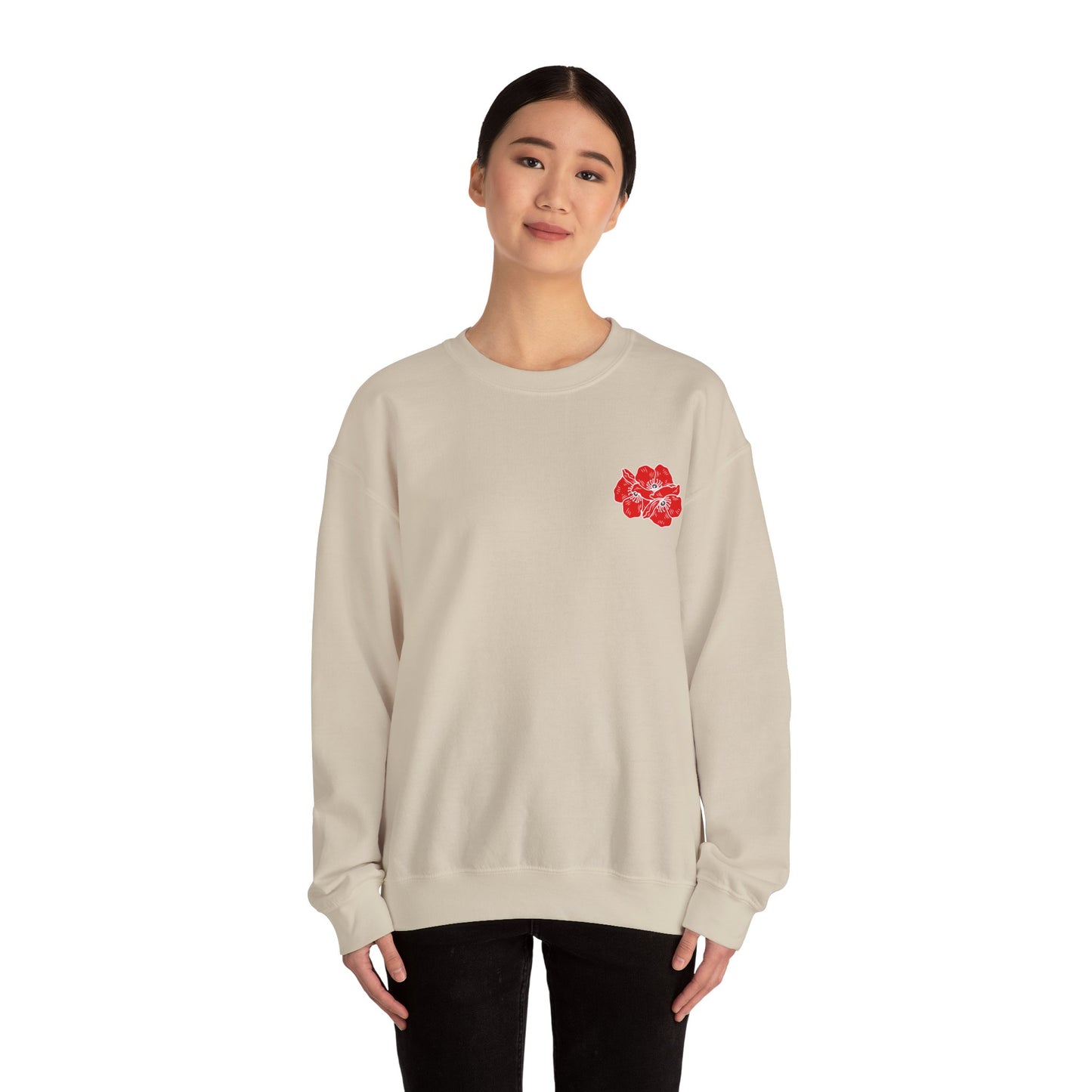 Poppies Unisex Heavy Blend™ Crewneck Sweatshirt EU