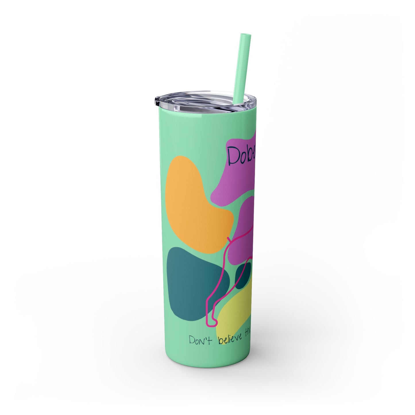 Doberman Tumbler with Straw, 20oz