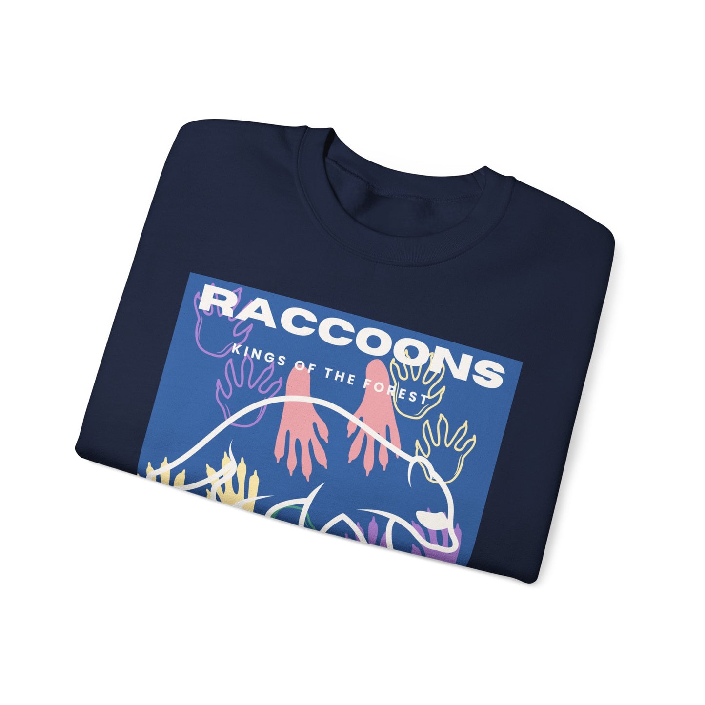 Kings of City Forest Raccoons Unisex Heavy Blend™ Crewneck Sweatshirt