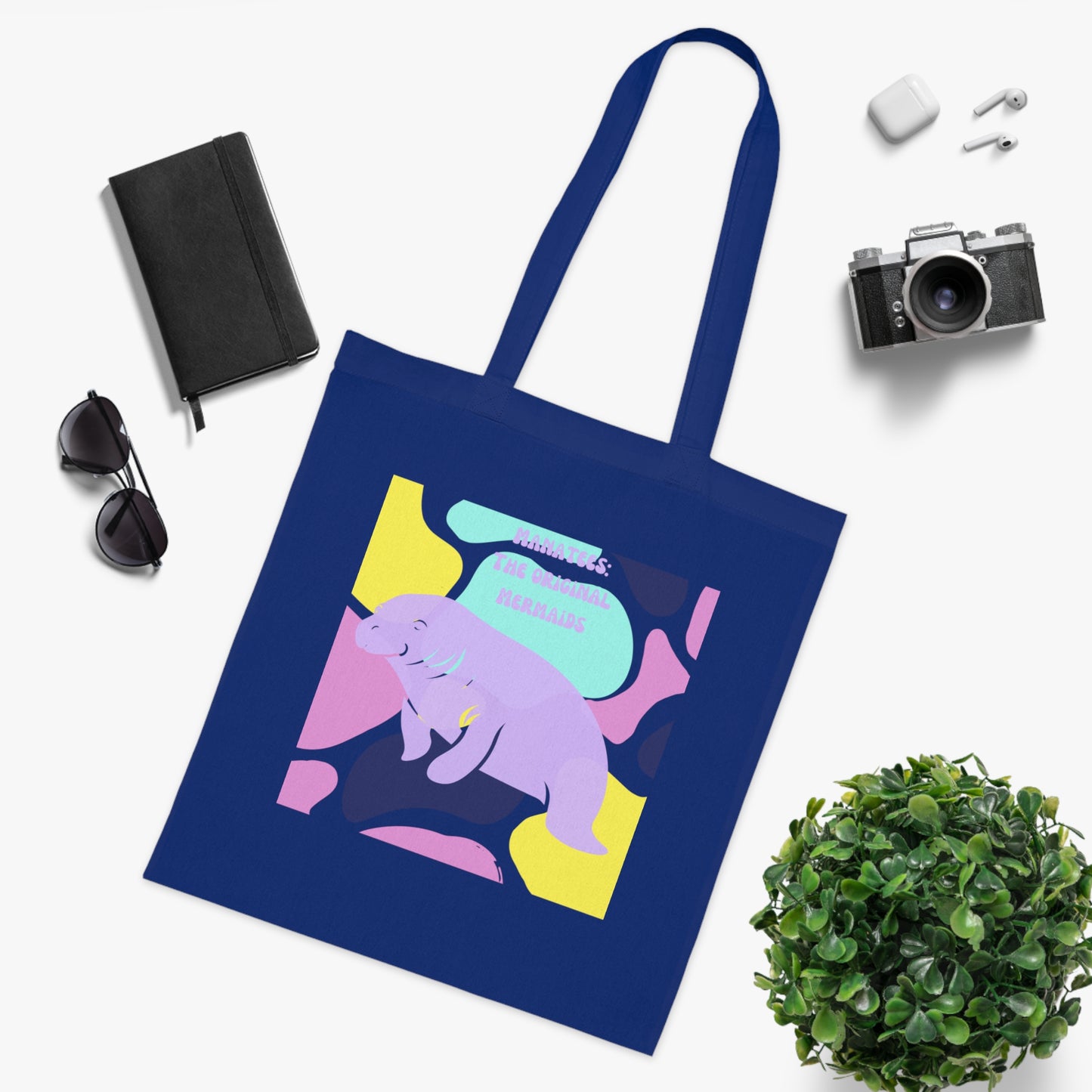 The Original Mermaid Manatee Tote Bag EU