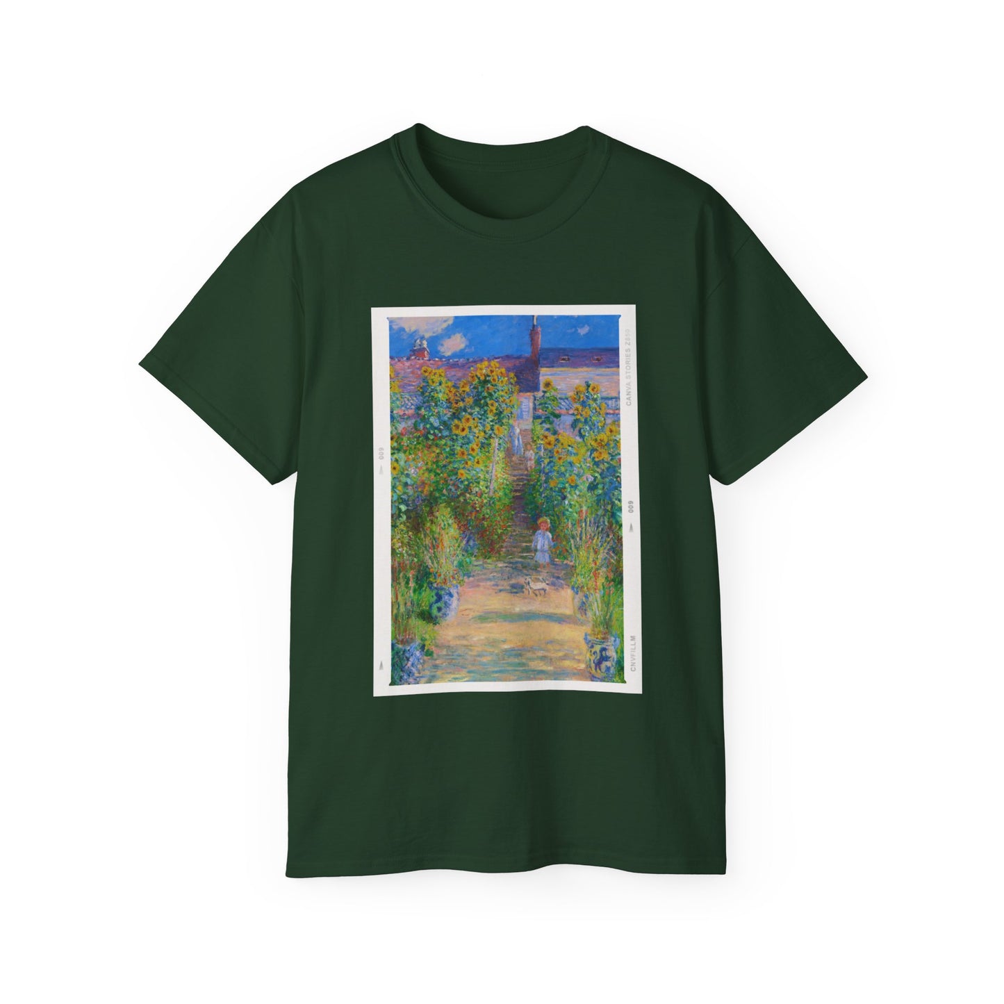 Fotografía de Claude Monet en el jardín de Vetheuil, 1880 Ultra Cotton Tee EU