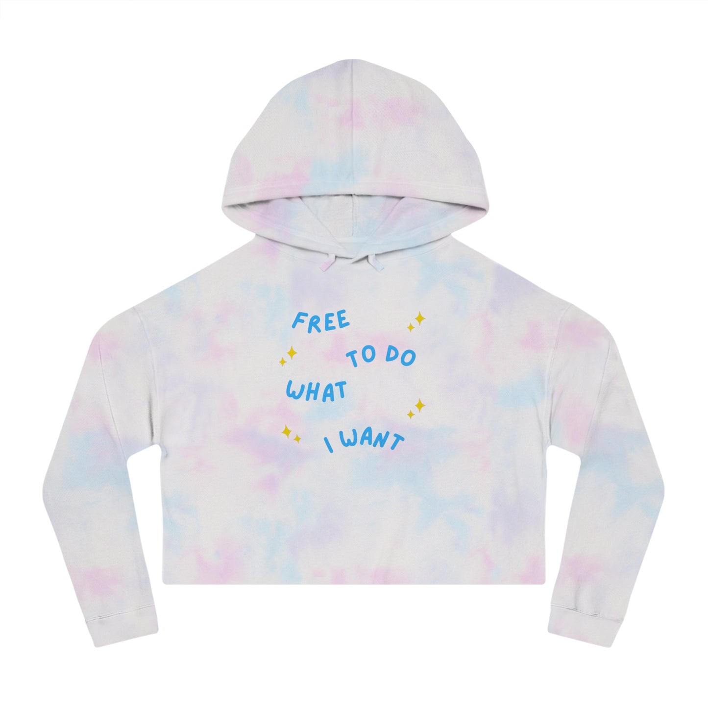 Free To Do What I Want Crop Hoodie