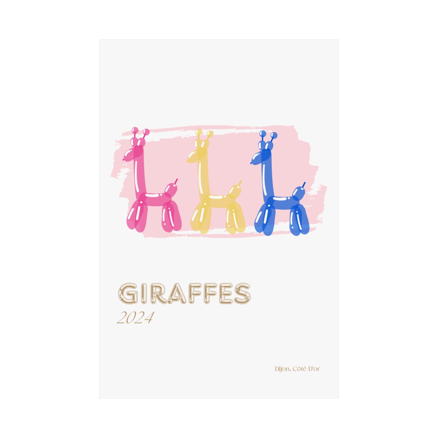 Giraffes Vertical Posters