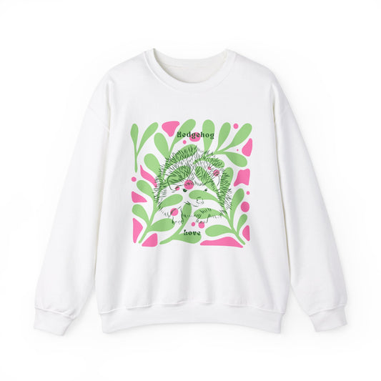 Hedgehog Love Unisex Heavy Blend™ Crewneck Sweatshirt EU