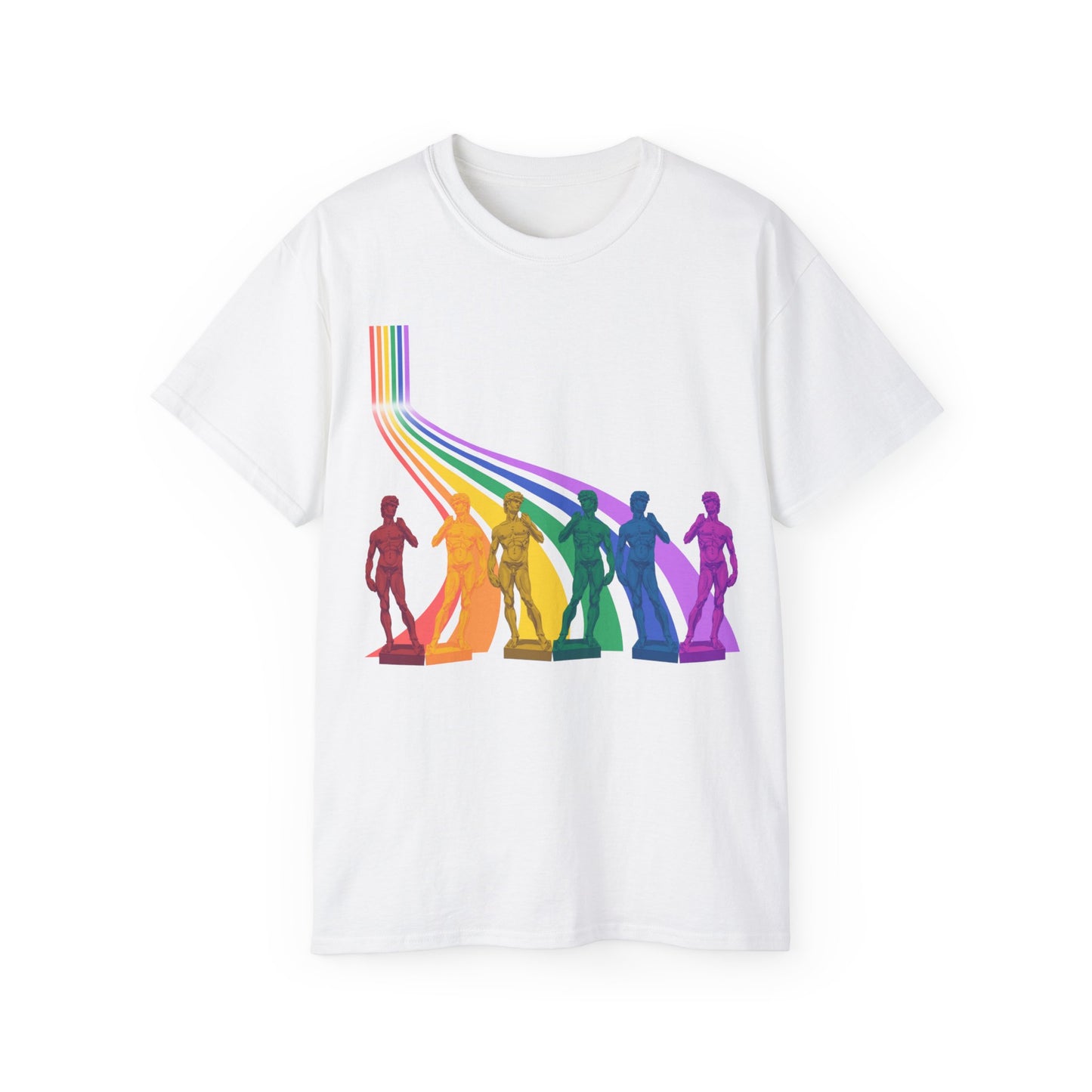 Camiseta unisex de algodón ultra fino Davey Pride de la UE