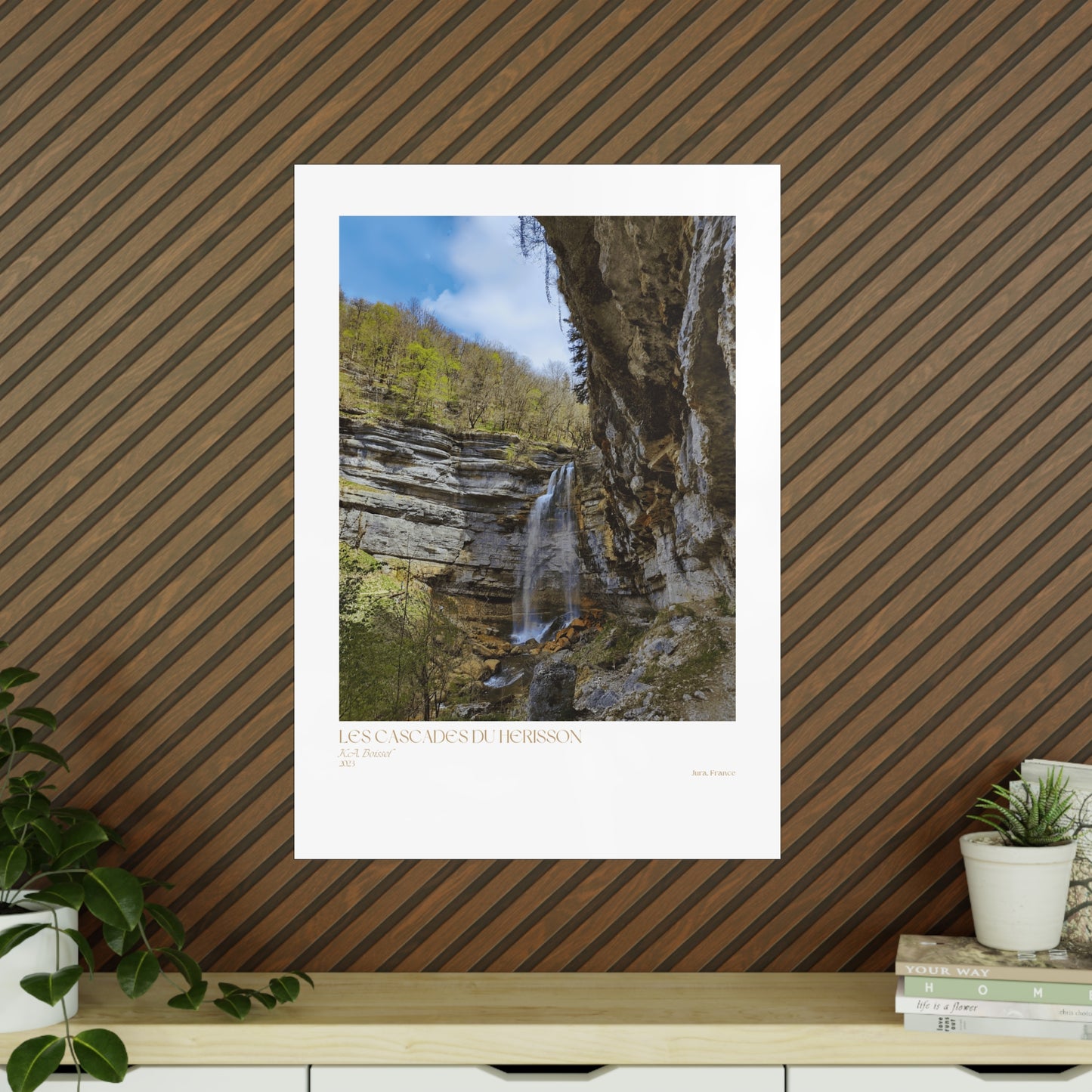 Les Cascades Du Herisson Vertical Posters EU