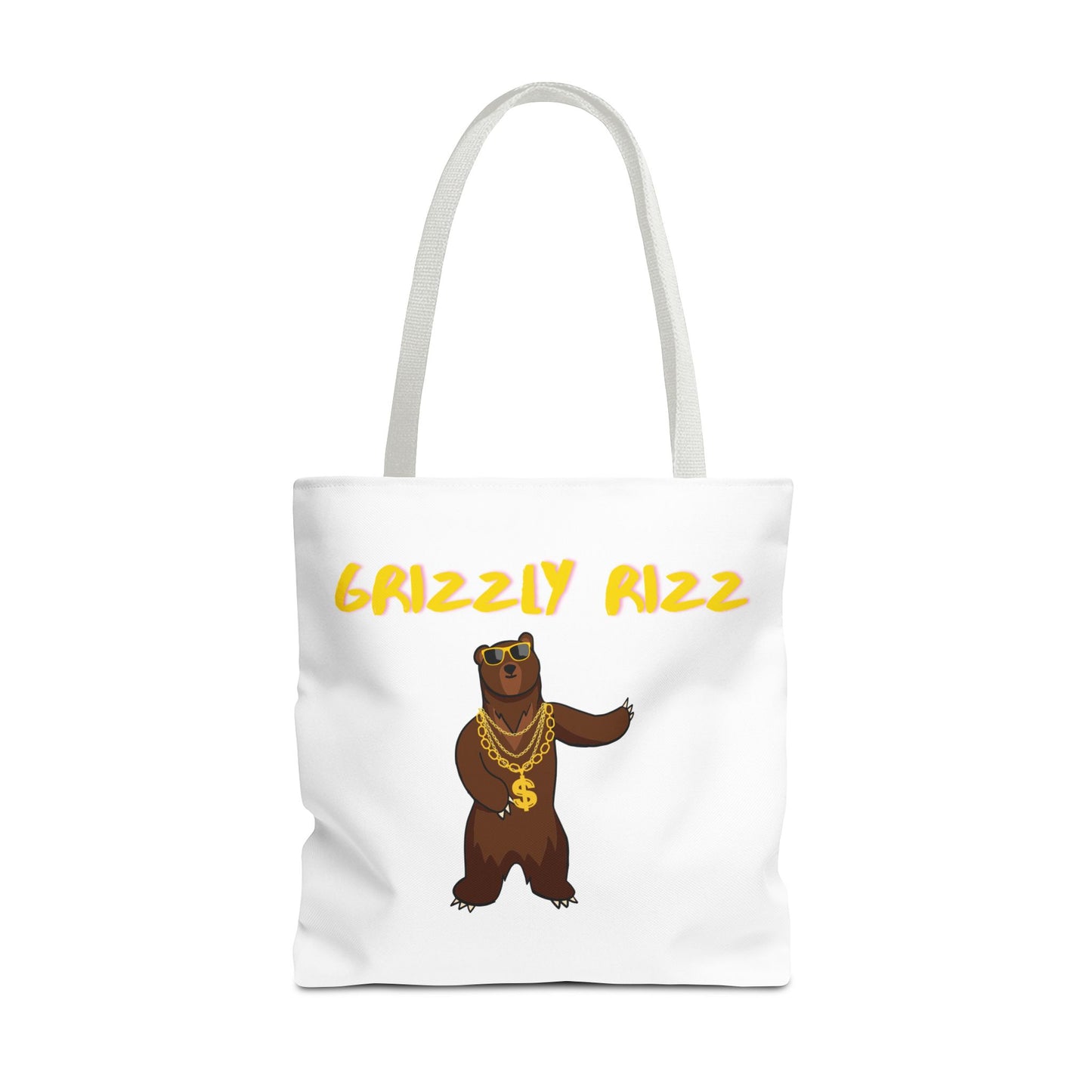 Grizzly Rizz Bear Tote Bag