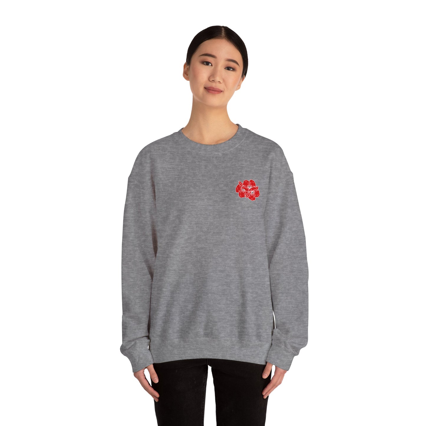 Poppies Unisex Heavy Blend™ Crewneck Sweatshirt