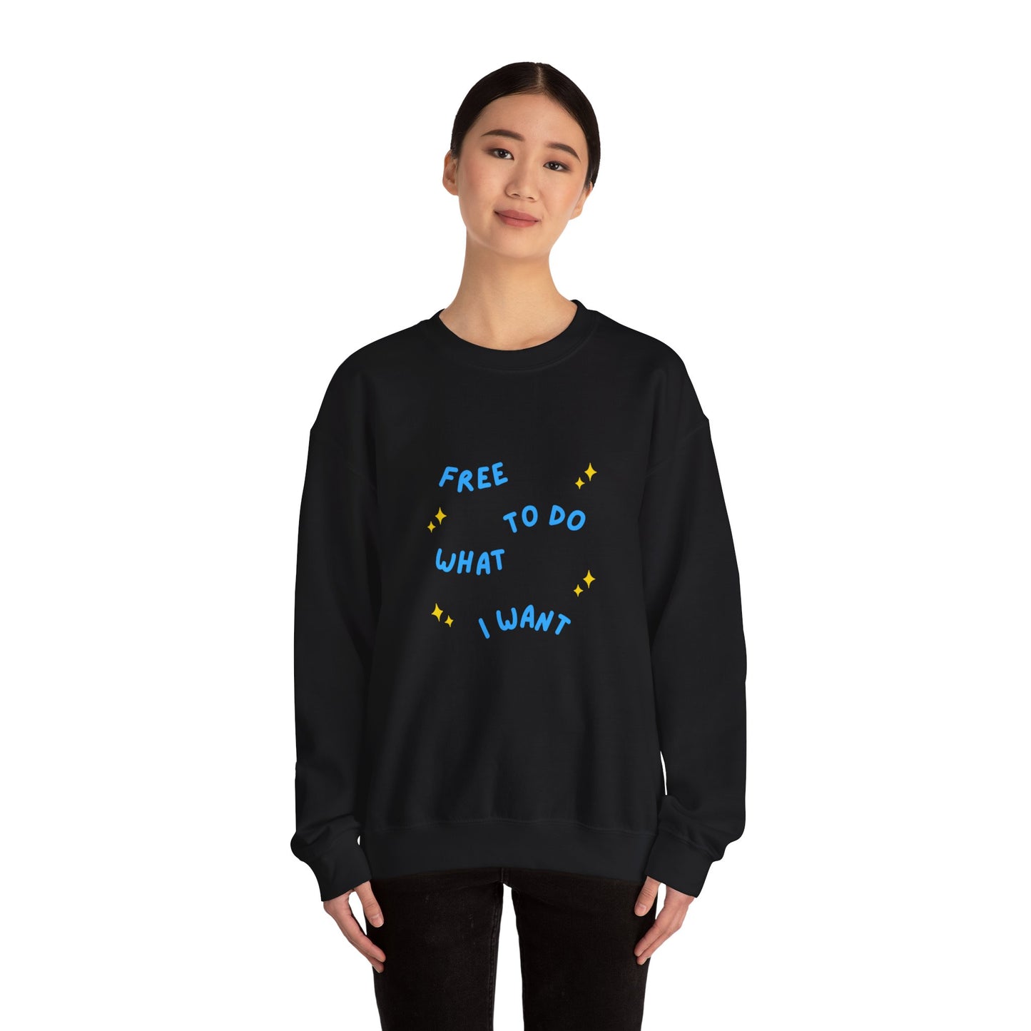 Free To Do What I Want Unisex Heavy Blend™ Crewneck Sweatshirt