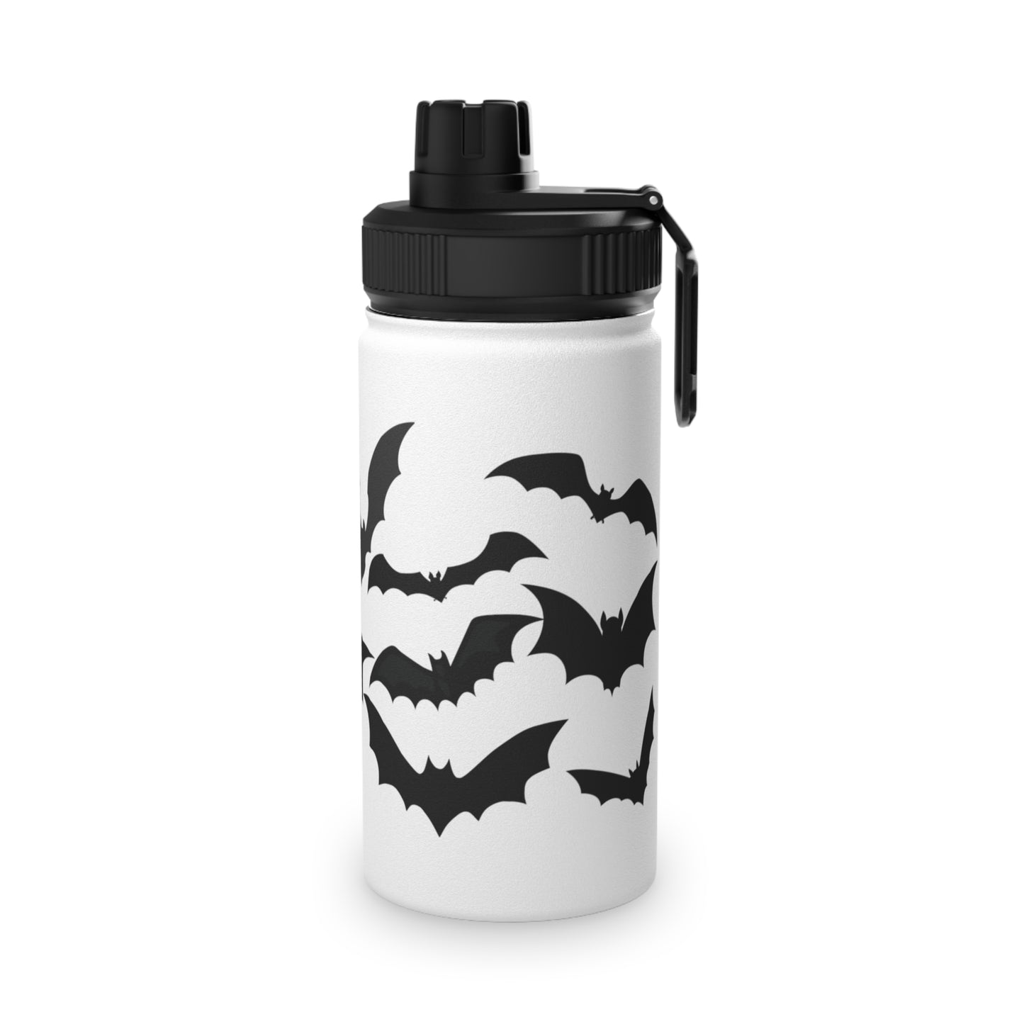 I Love Bats Steel Water Bottle, Standard Lid EU