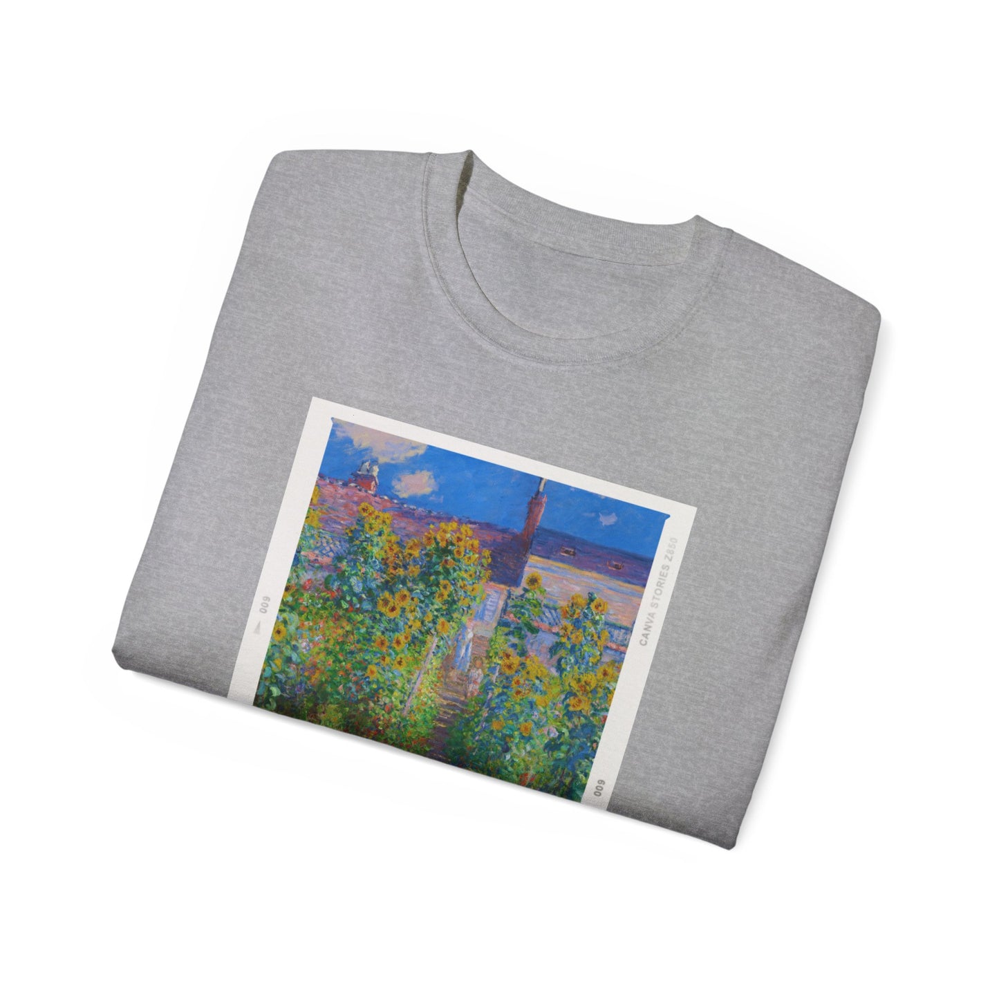 Fotografía de Claude Monet en el jardín de Vetheuil, 1880 Ultra Cotton Tee EU