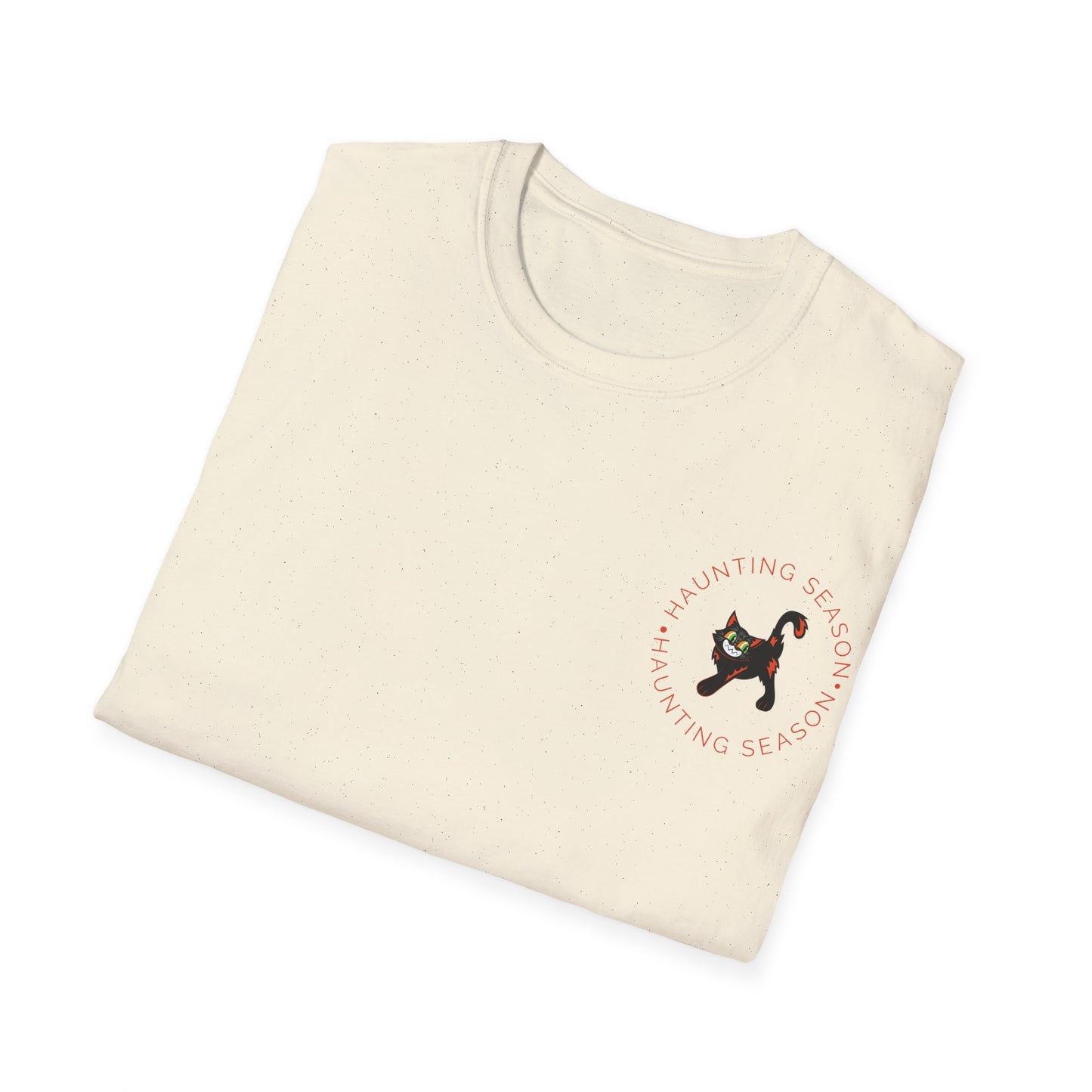 Camiseta unisex de estilo suave Haunting Kitty