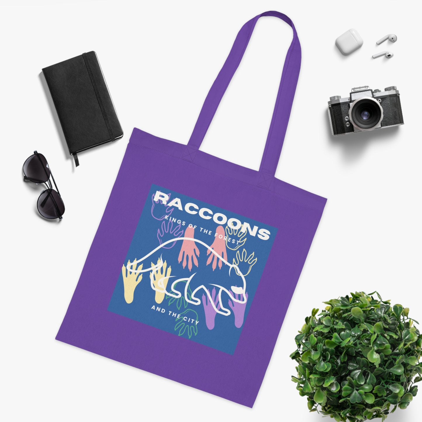 Kings of City Forest Raccoons Tote Bag EU