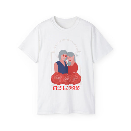 Camiseta unisex de algodón ultra fino The Lovers