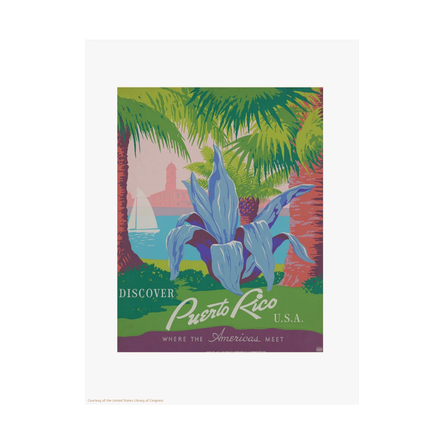 Puerto Rico Vertical Poster