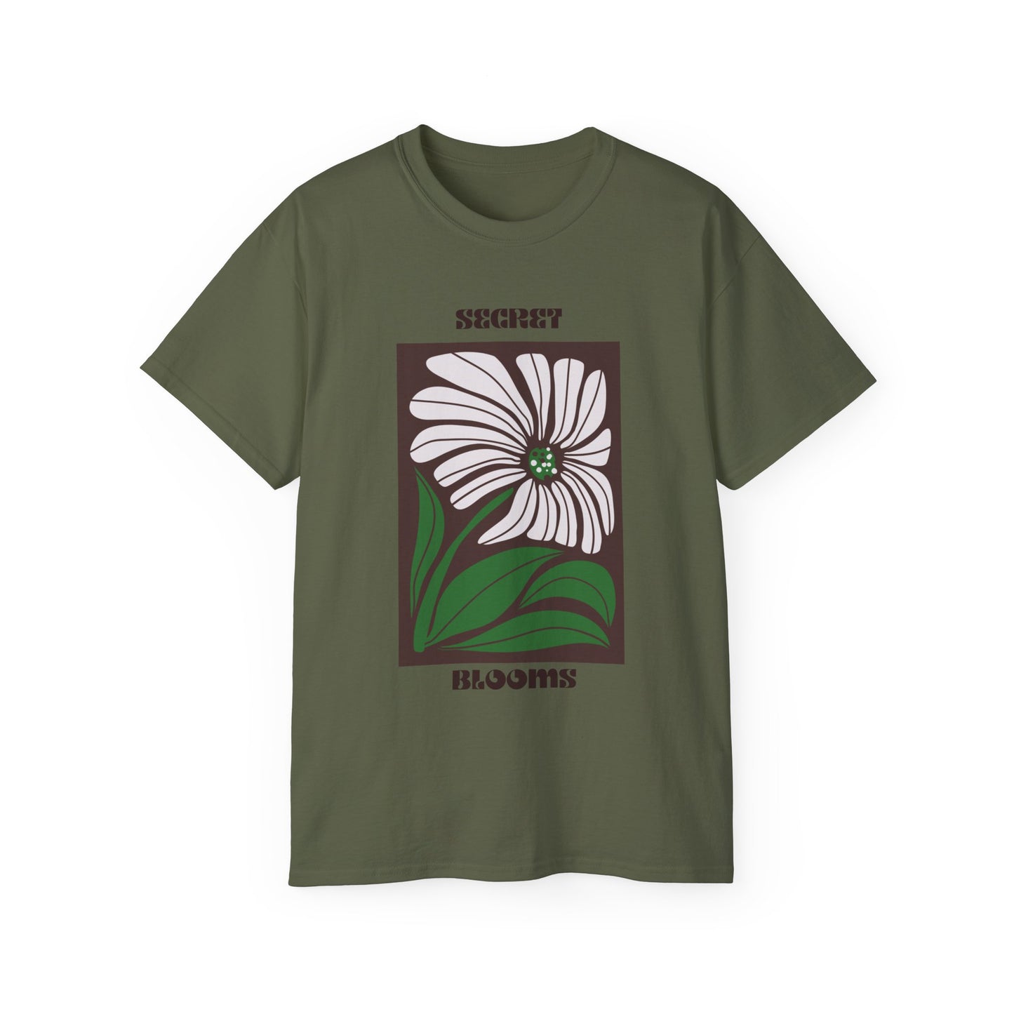 Camiseta de algodón ultra fino Secret Blooms de la UE