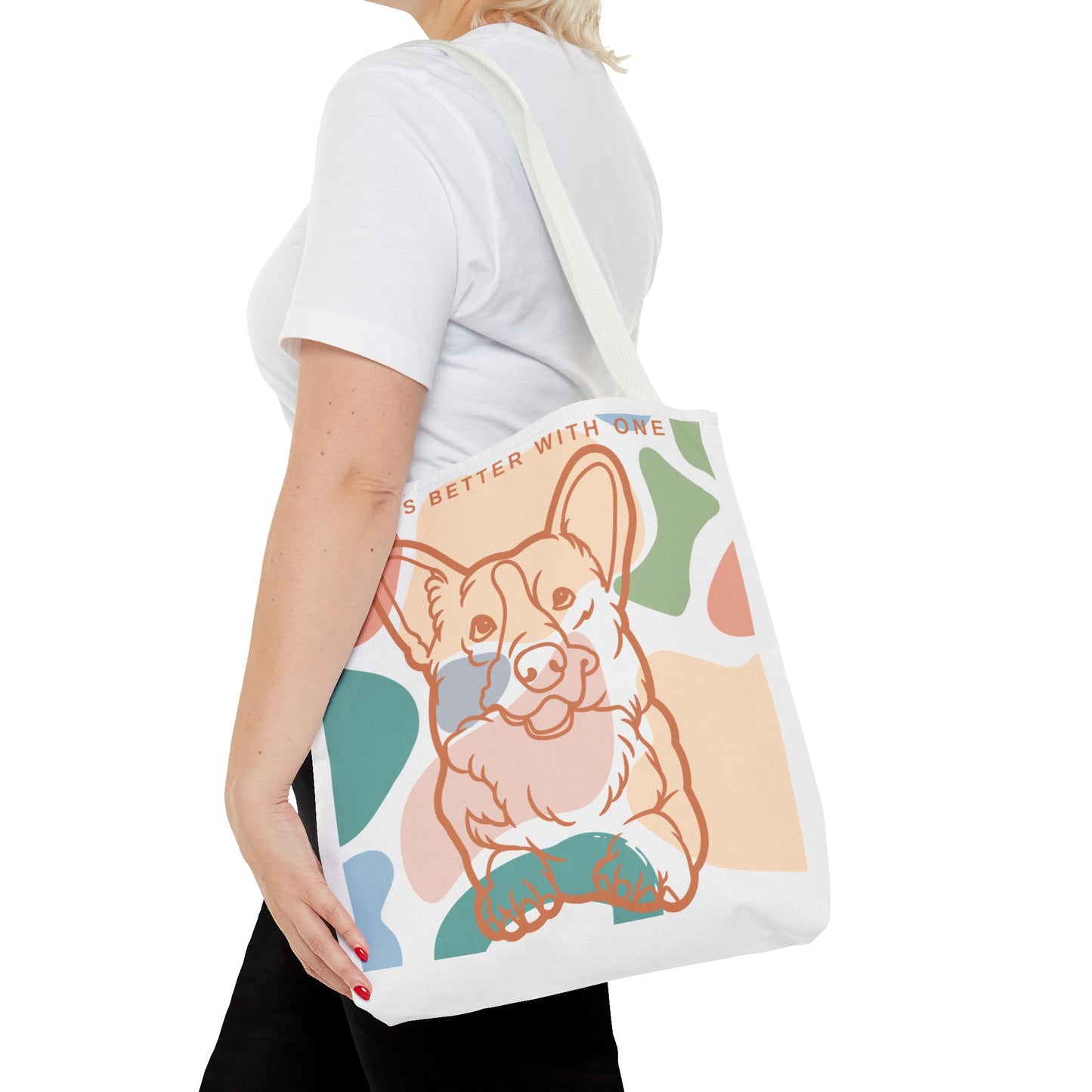 Cute Corgi Tote Bag