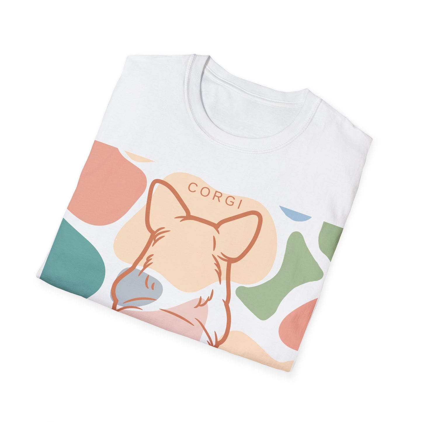 Cute Corgi Rump Unisex Softstyle T-Shirt