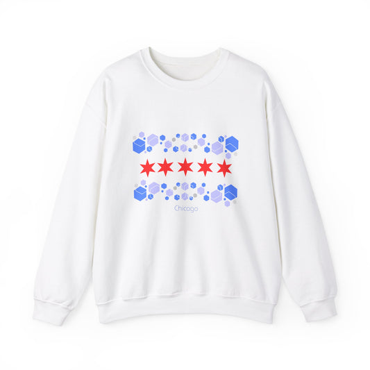 Modern Chicago Unisex Heavy Blend™ Crewneck Sweatshirt