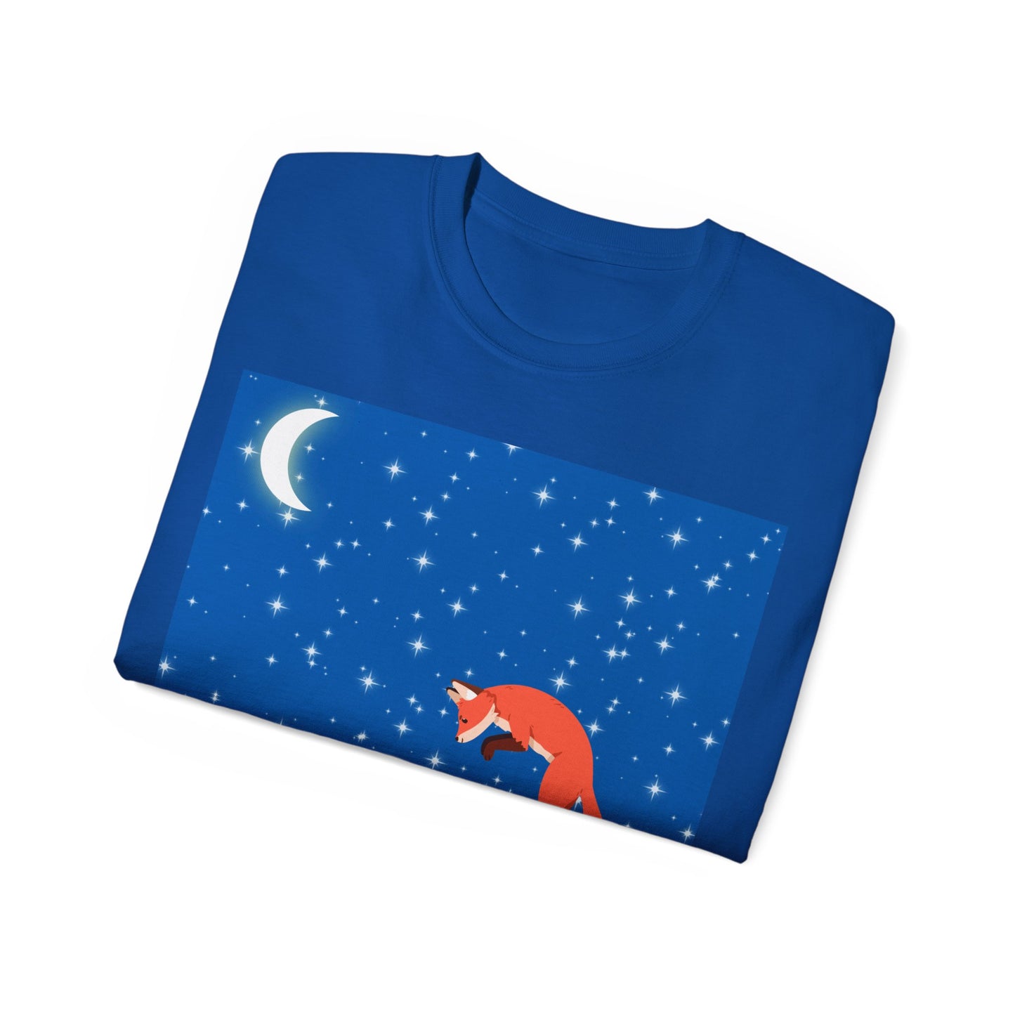 Snow Jumping Fox Unisex Ultra Cotton Tee