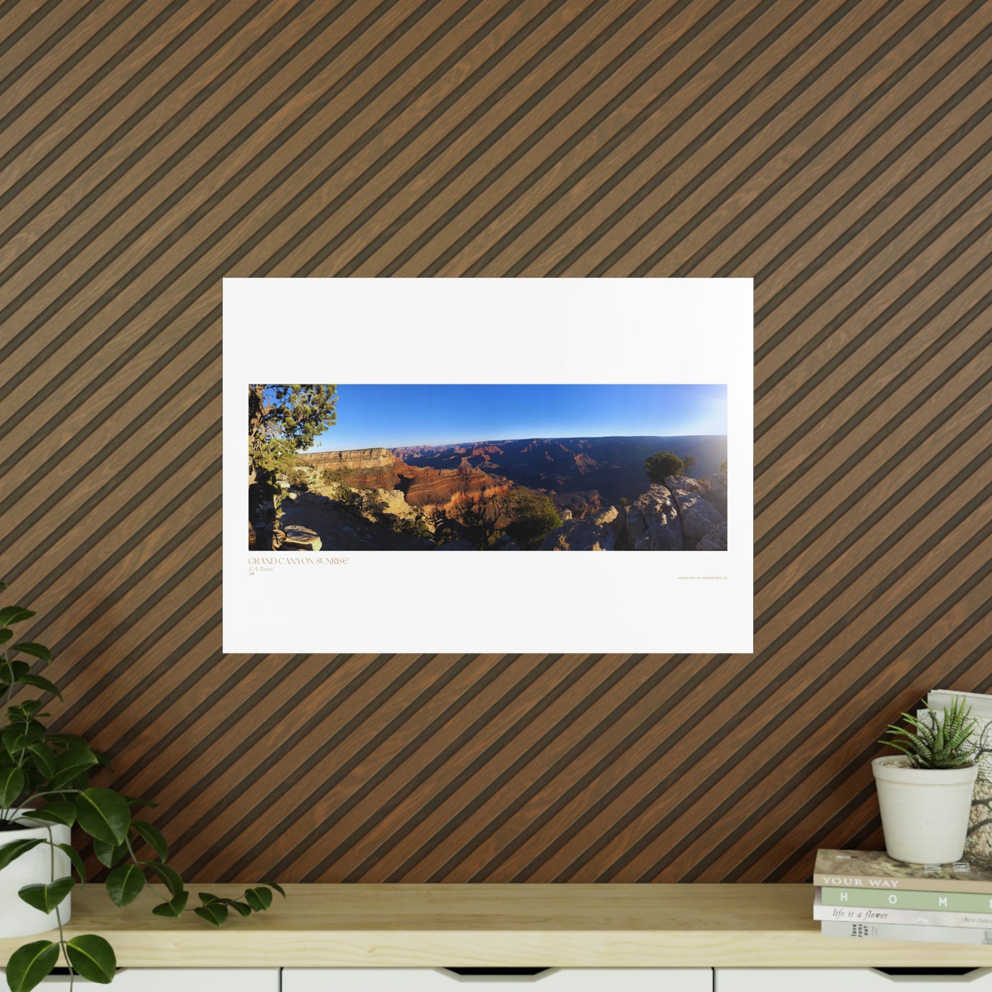 Grand Canyon Sunrise Matte Photograph Horizontal Posters EU