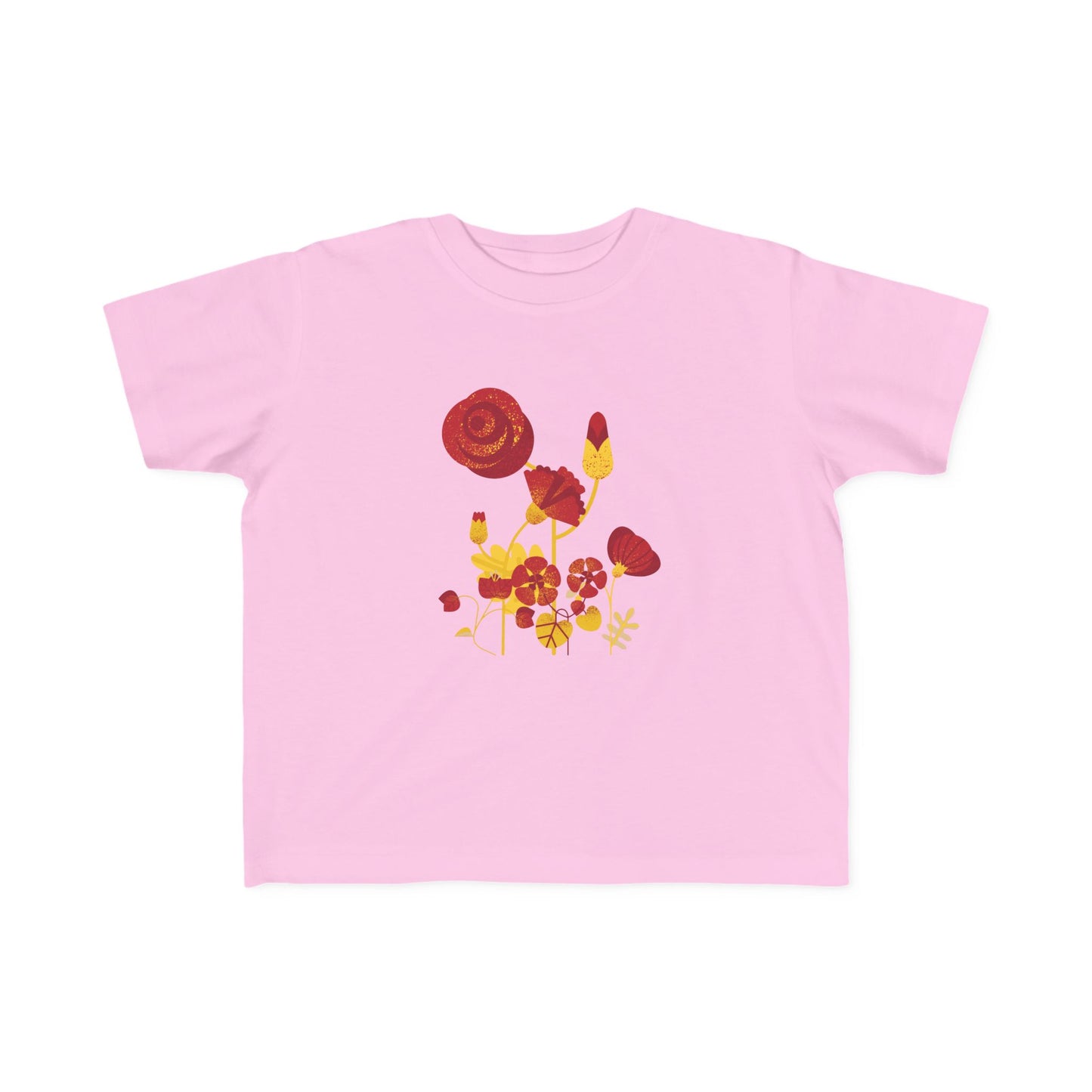 Retro Flowers Toddler T-shirt EU