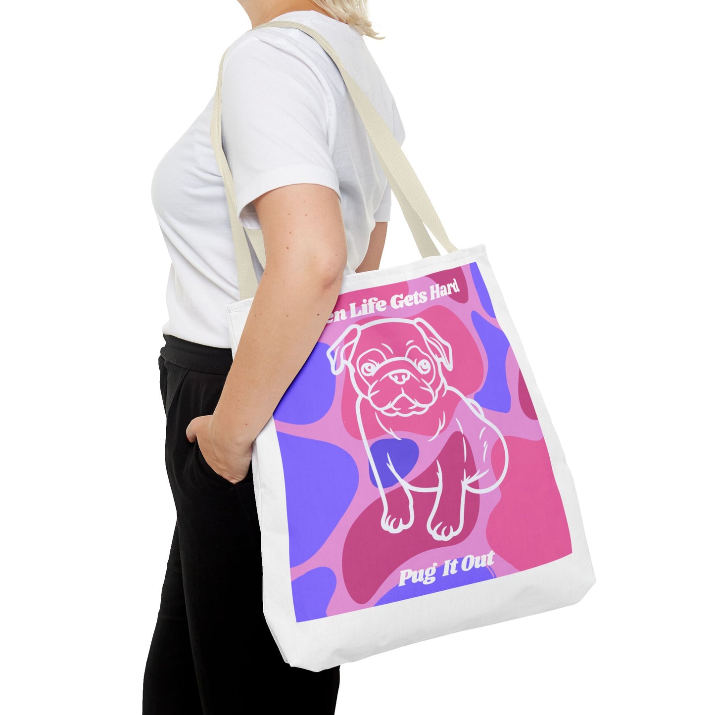 Charming Pug Tote Bag