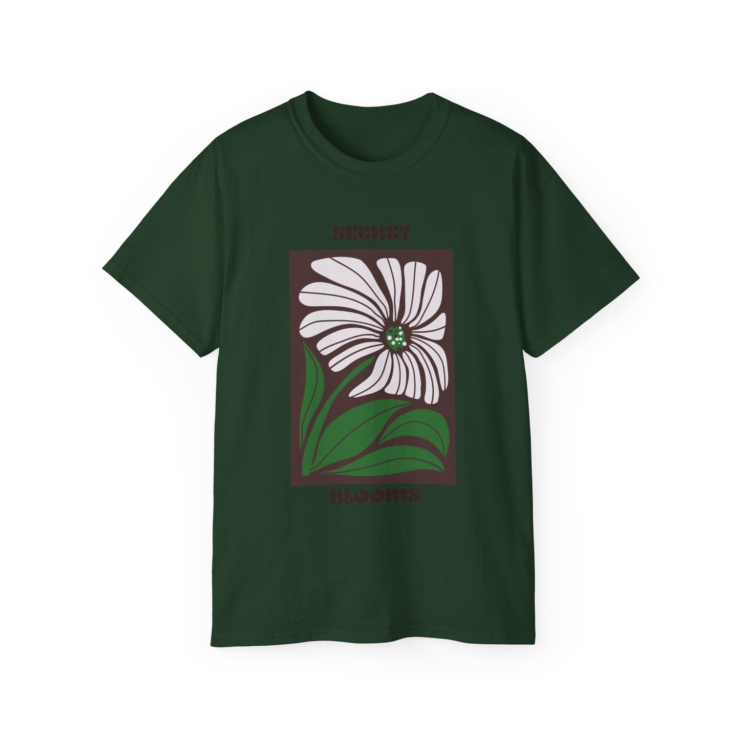 Camiseta de algodón ultra fino Secret Blooms de la UE