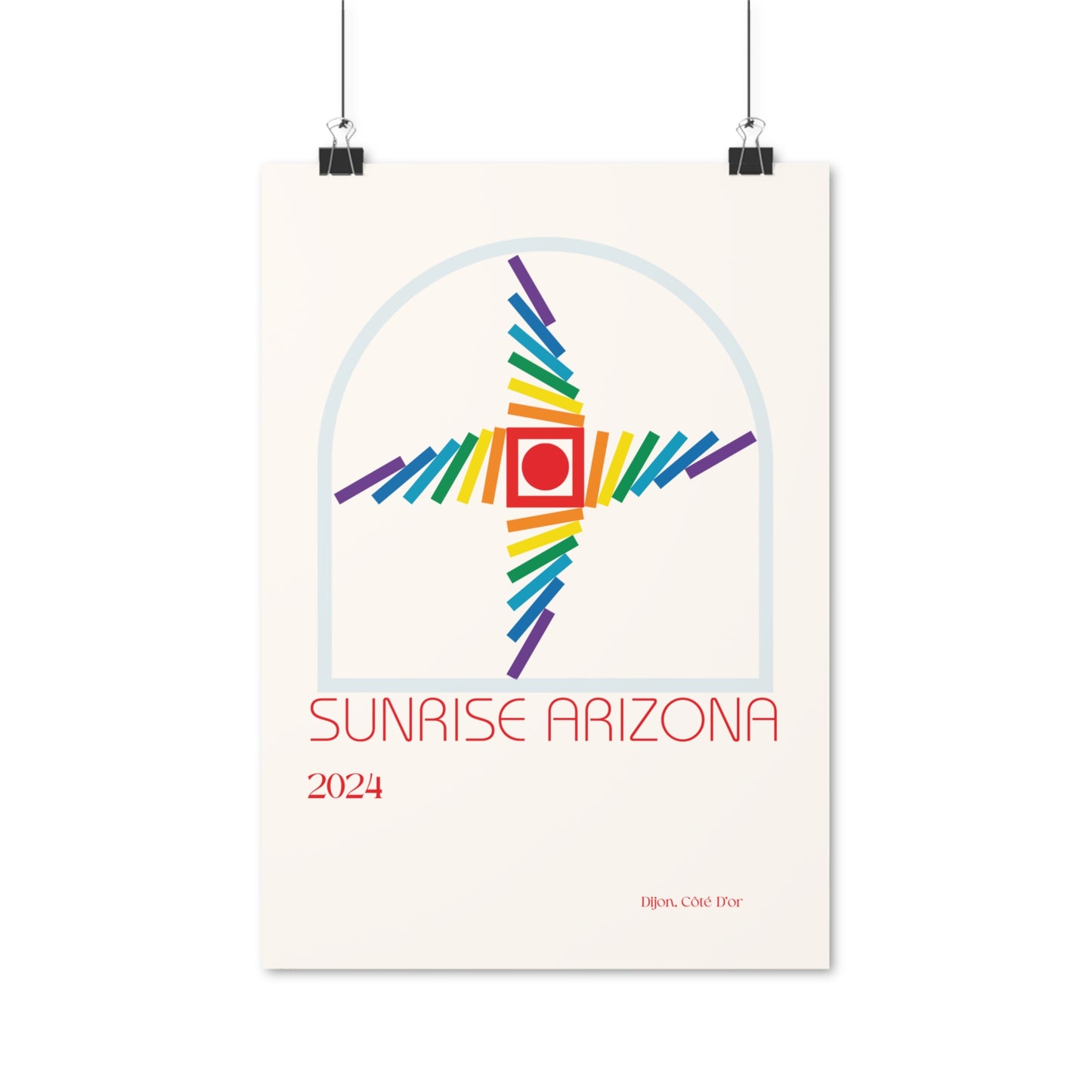 Sunrise Arizona Vertical Posters EU