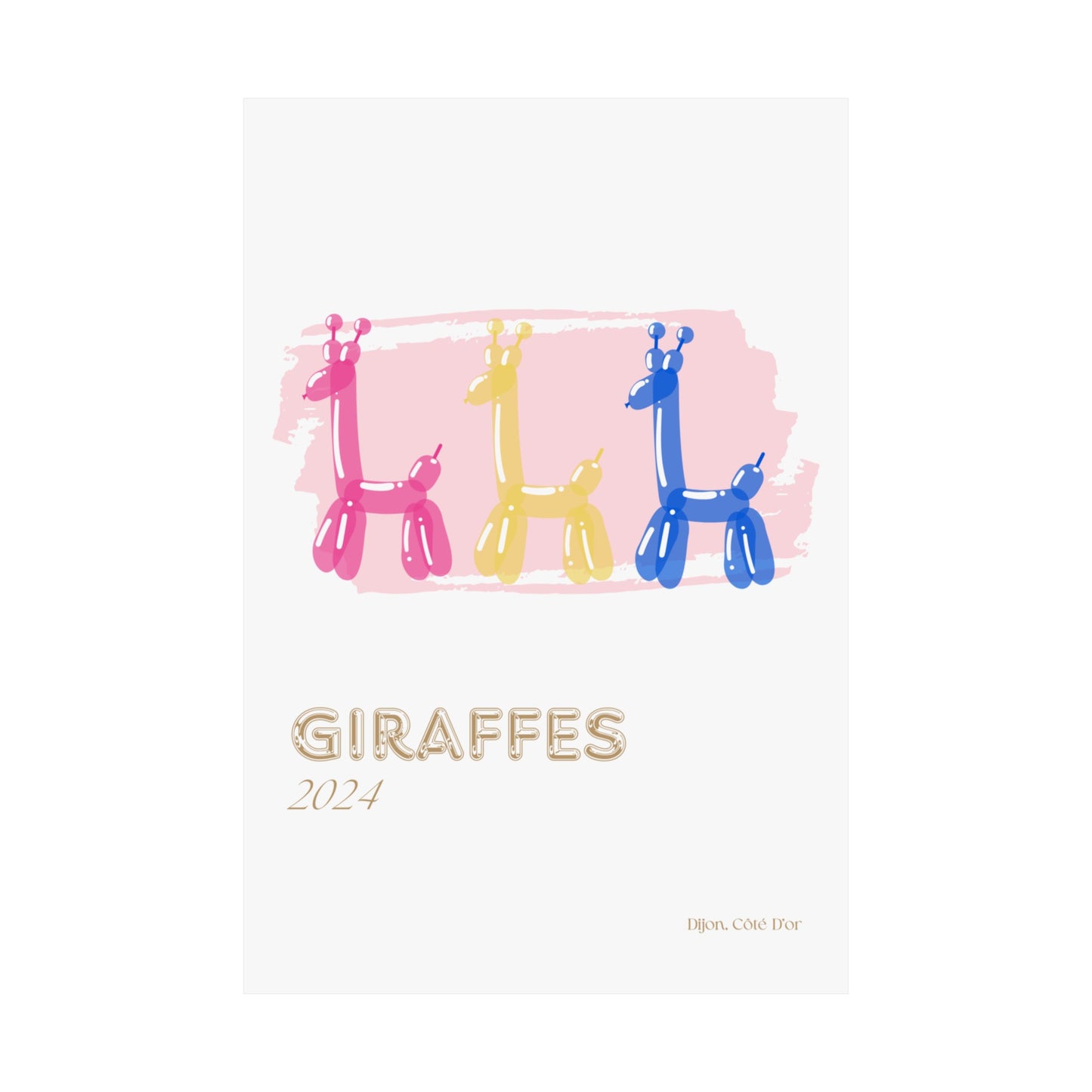 Giraffes Vertical Posters