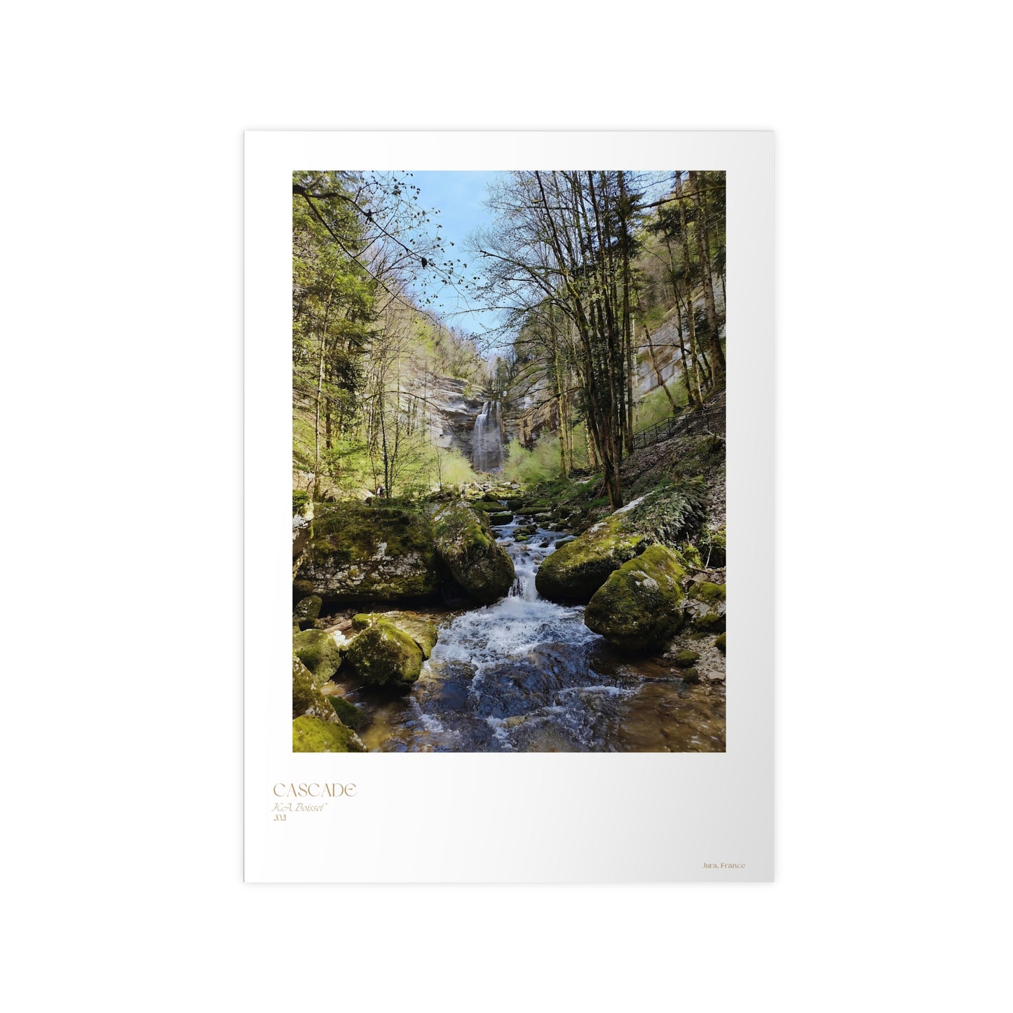 Cascade Photograph Vertical Posters EU