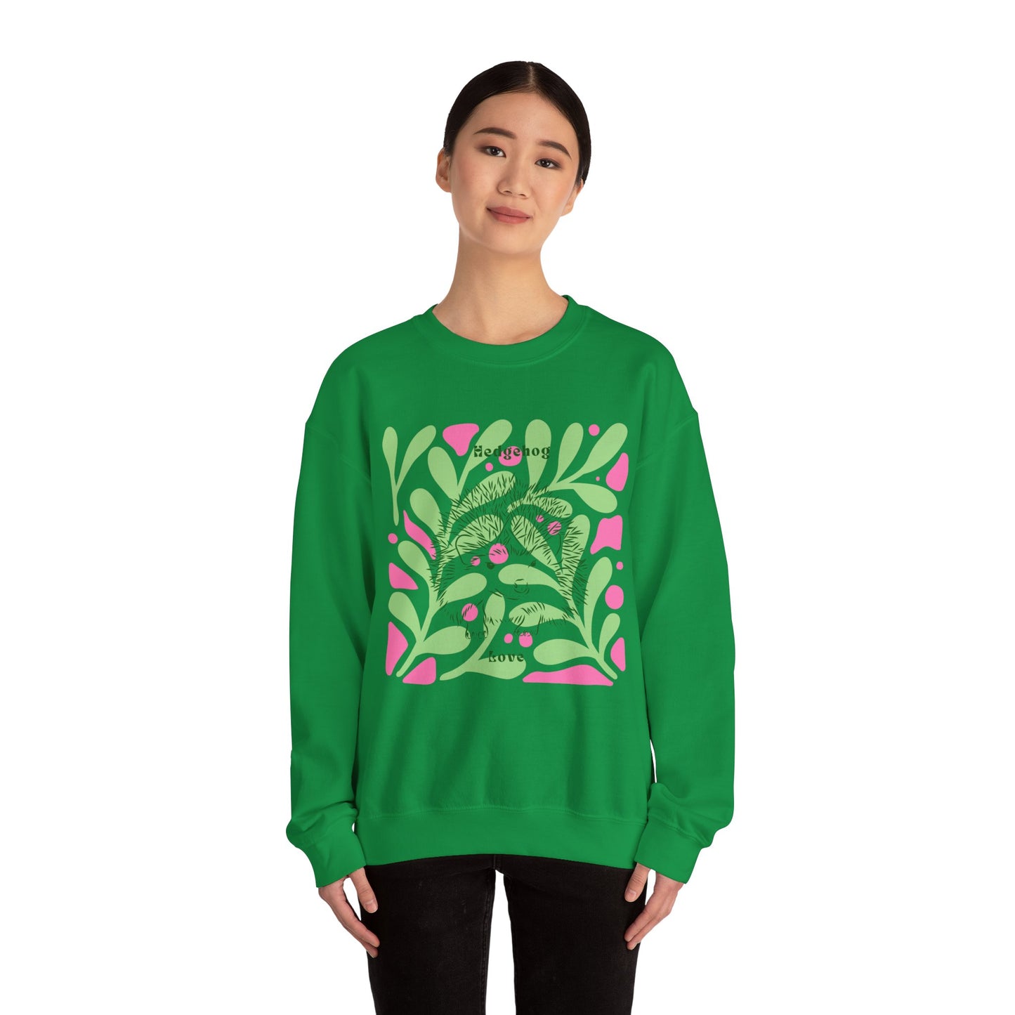 Hedgehog Love Unisex Heavy Blend™ Crewneck Sweatshirt EU