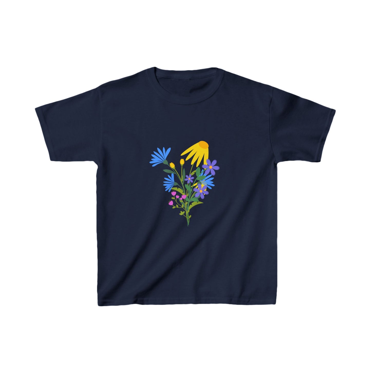 Spring Flowers Kids Heavy Cotton™ Tee EU