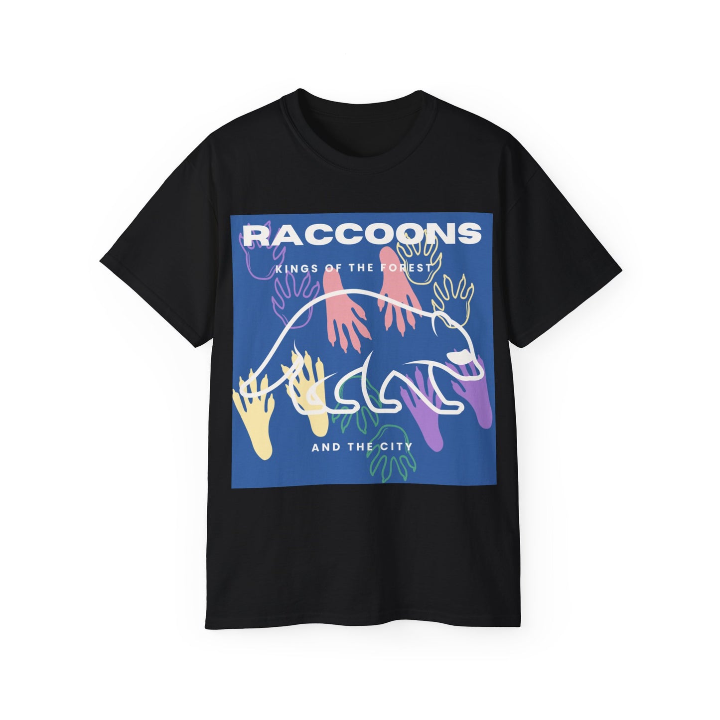 Kings of City Forest Raccoons Unisex Ultra Cotton Tee