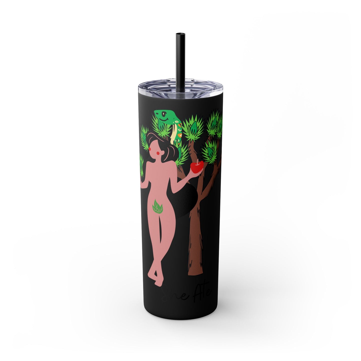 Eve She Ate Tumbler with Straw, 20oz