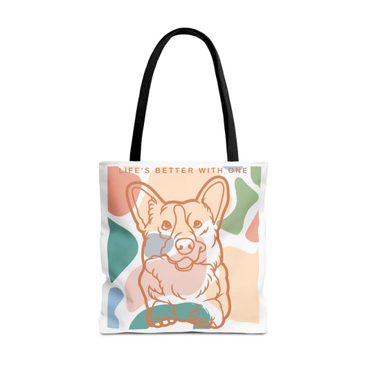 Cute Corgi Tote Bag