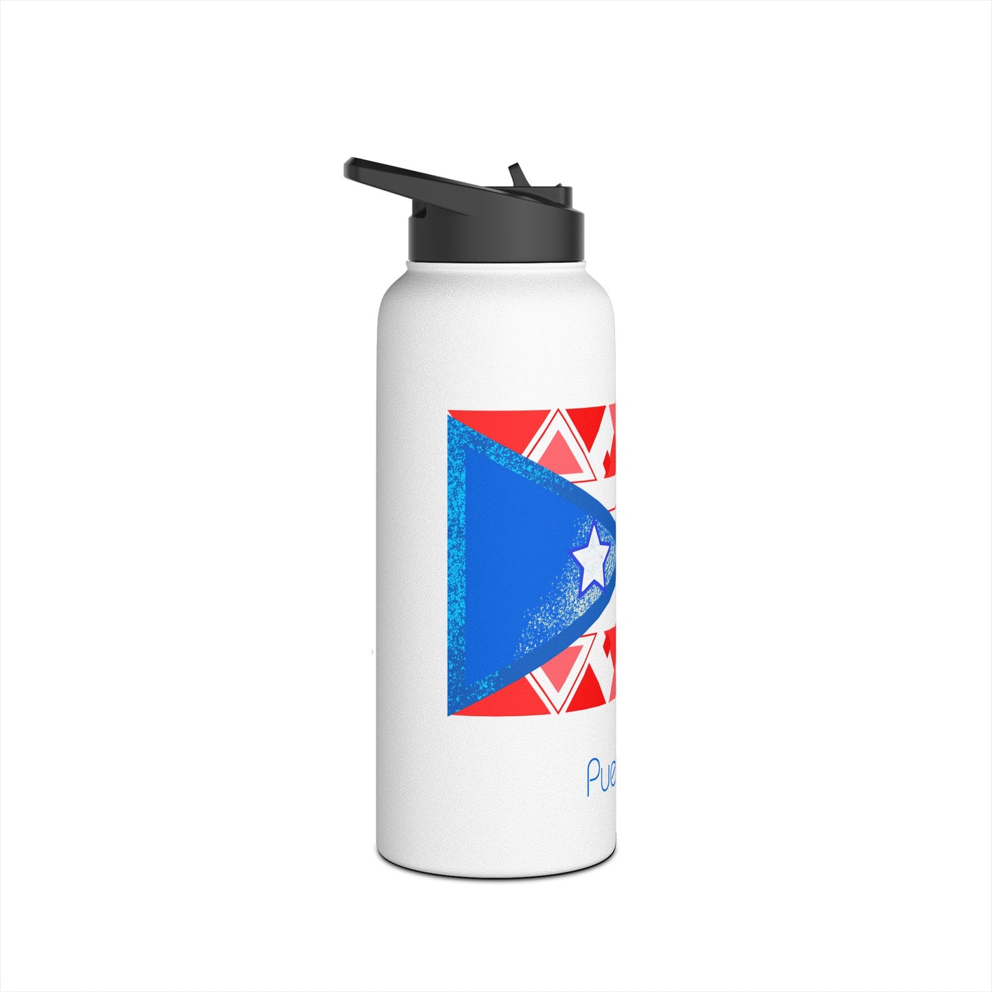 Modern Puerto Rico Stainless Steel Water Bottle, Standard Lid