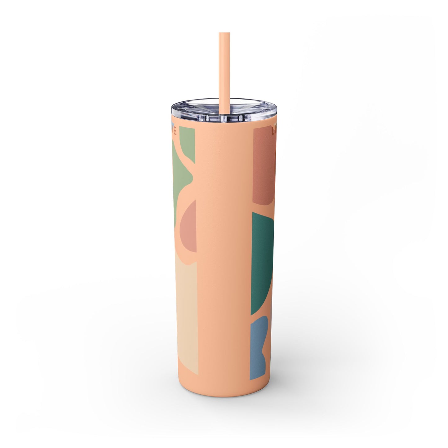 Cute Corgi Skinny Tumbler with Straw, 20oz