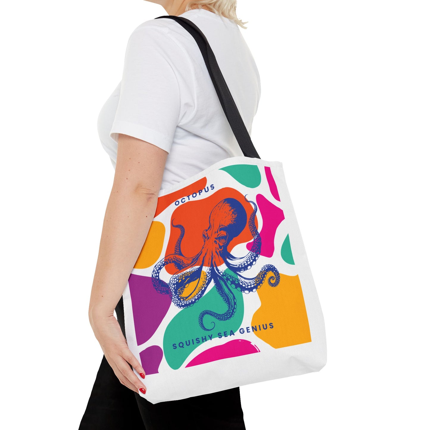 Squishy Sea Genius Octopus Tote Bag