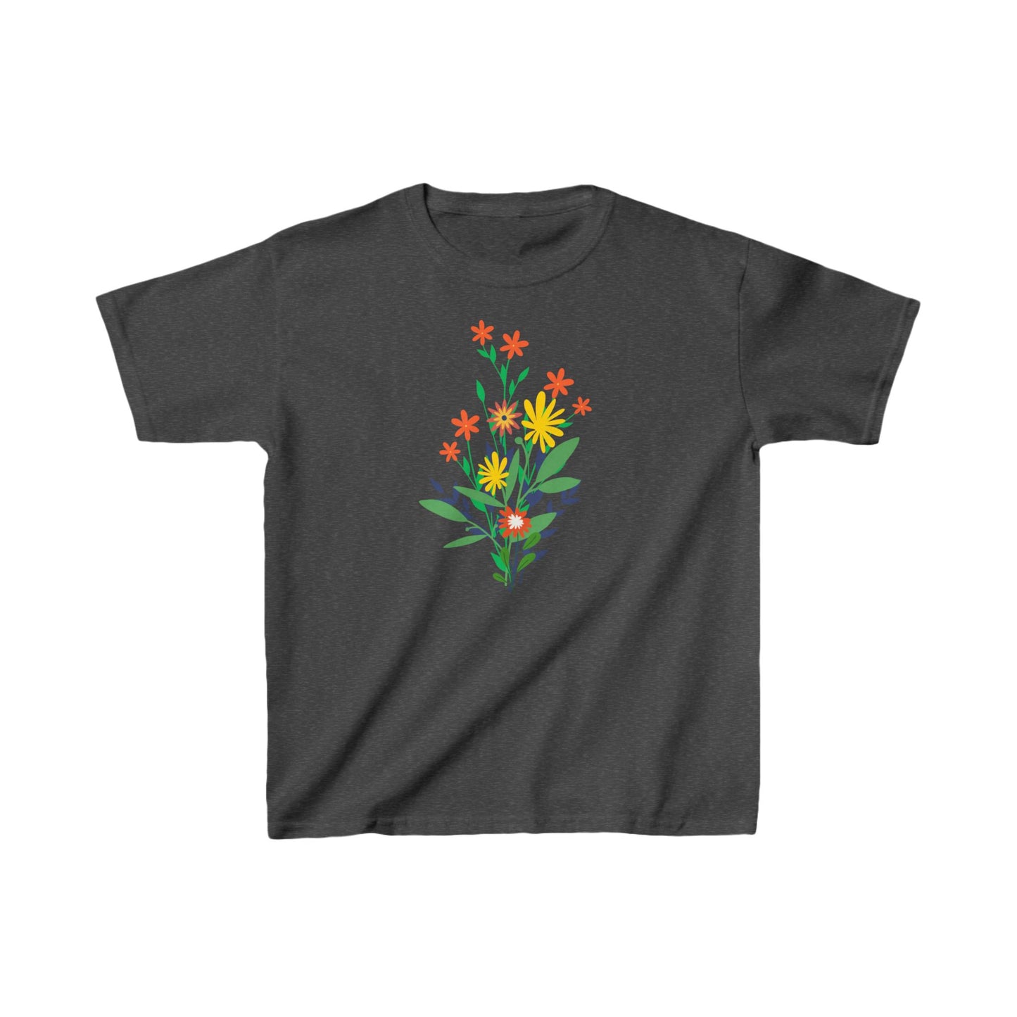 Summer Flowers Kids Heavy Cotton™ Tee