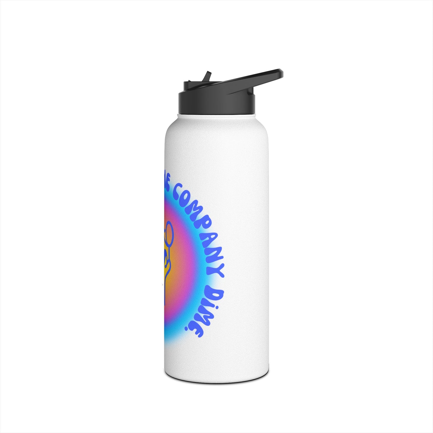 Daydreaming on the Company Dime Stainless Steel Water Bottle, Standard Lid