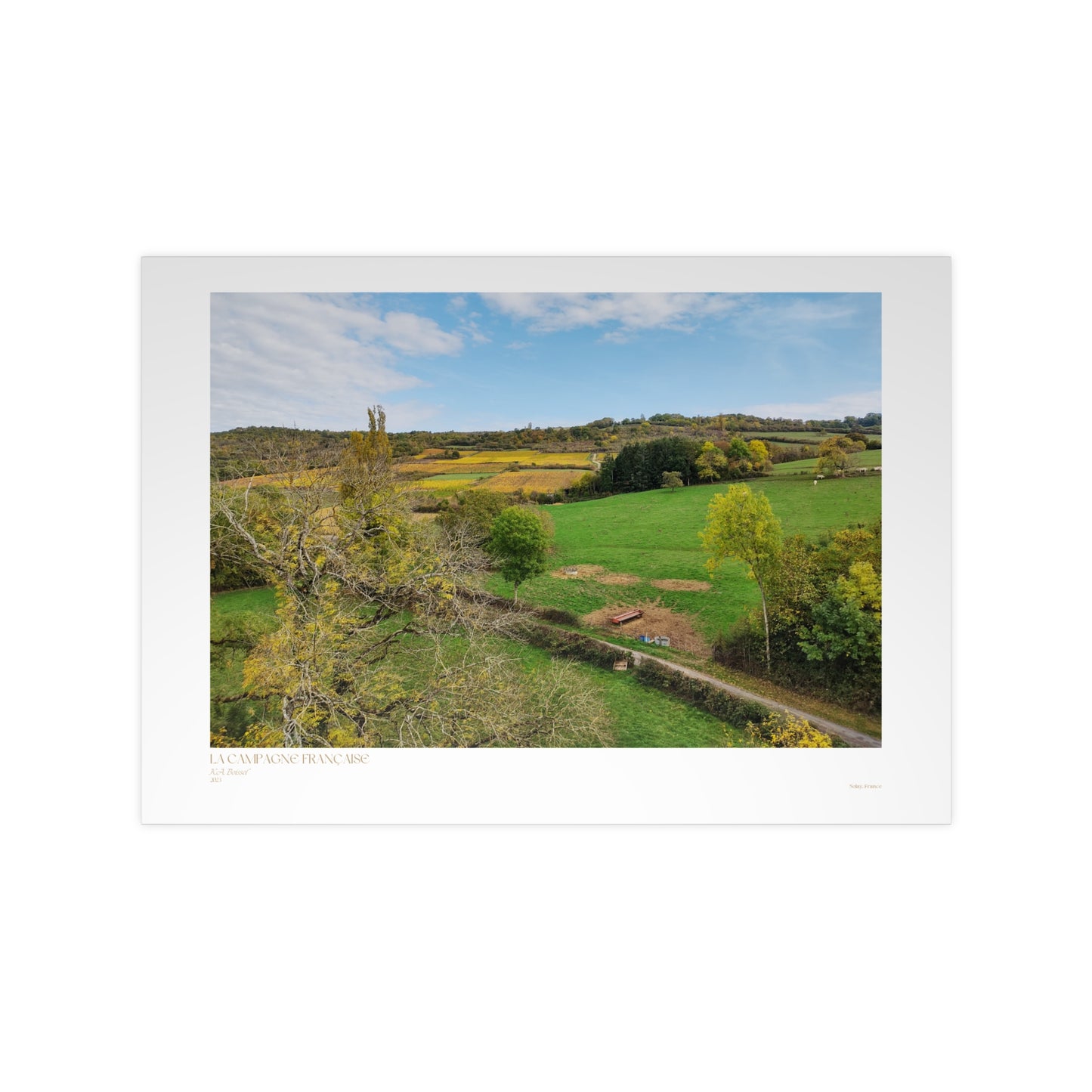 La Campagne Française Matte Photograph Horizontal Posters EU