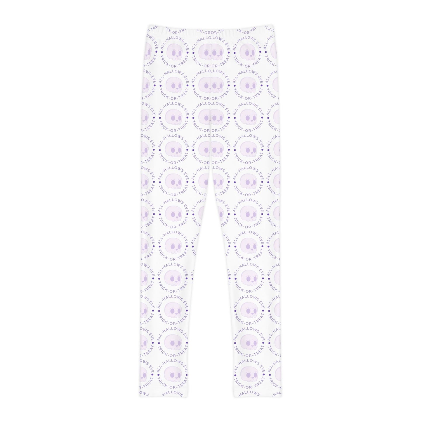 Halloween Skull Kids Full-Length Leggings