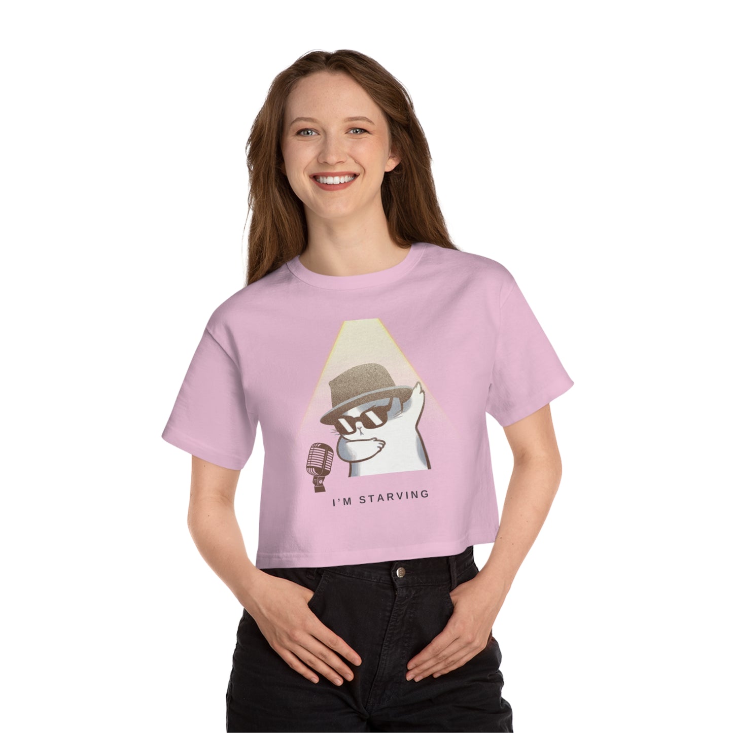 Camiseta corta Heritage Champion para mujer de Blues Cat 