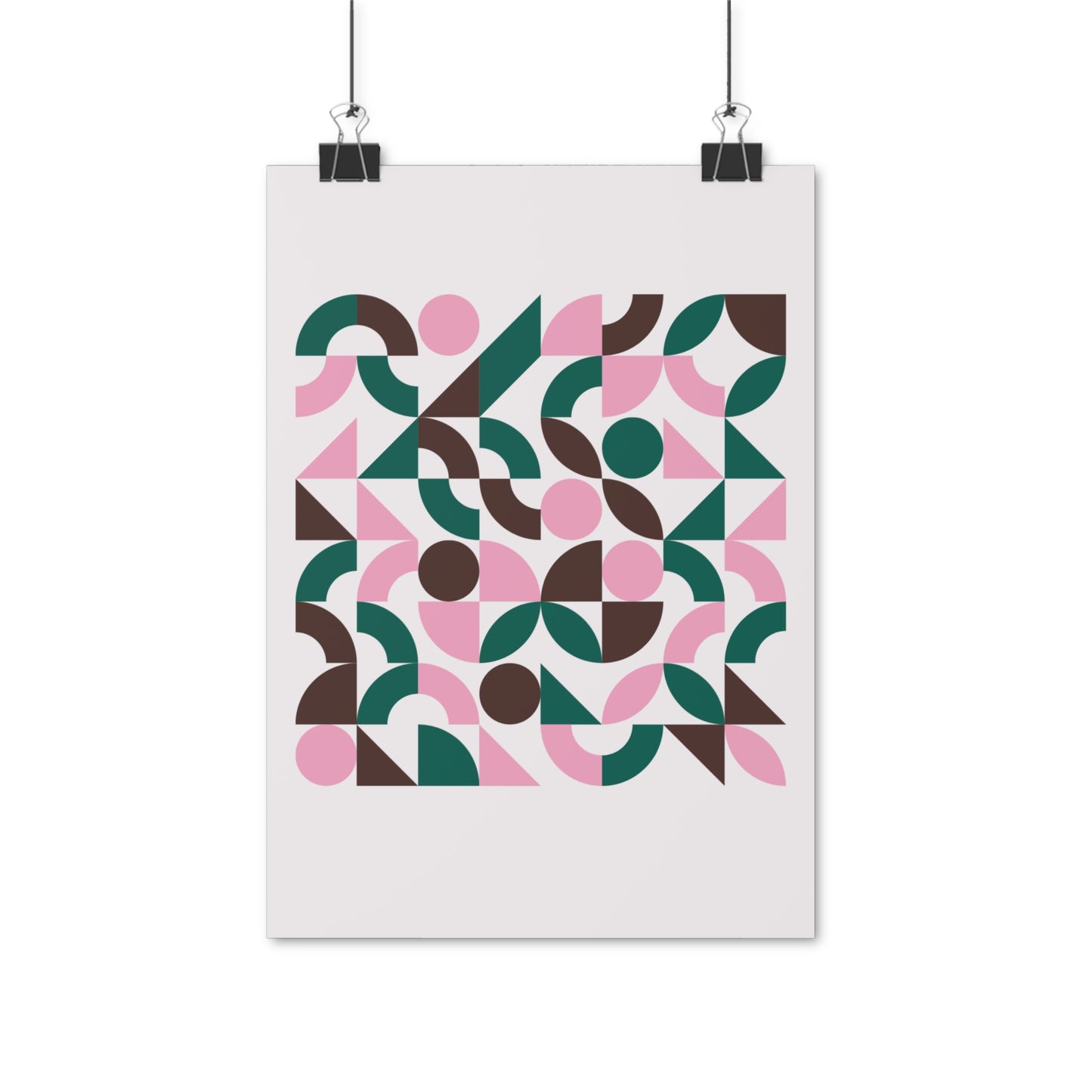 Shapes and Colors Illustration Vertical Poster EU